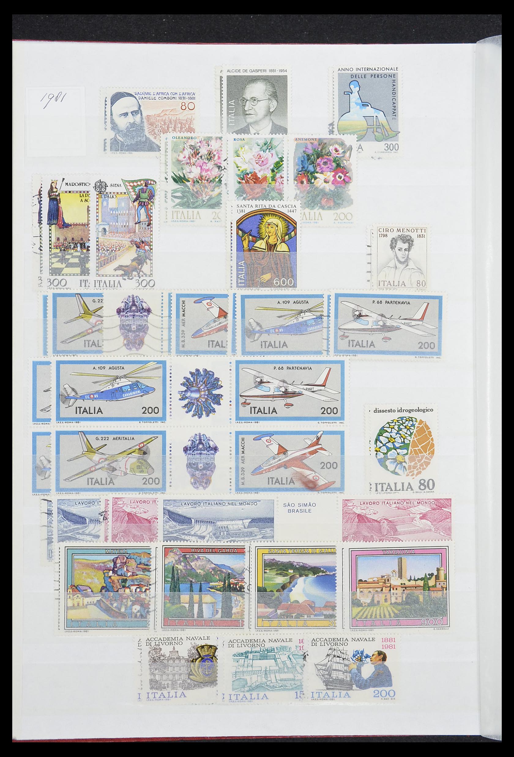 33758 056 - Postzegelverzameling 33758 Italië 1861-2011.