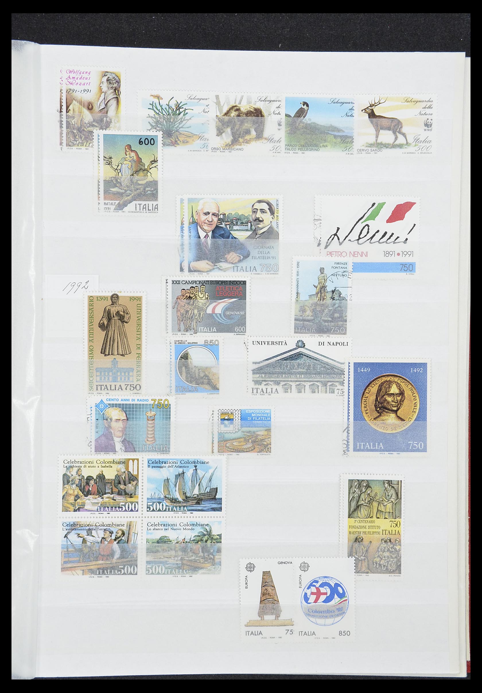 33758 075 - Postzegelverzameling 33758 Italië 1861-2011.