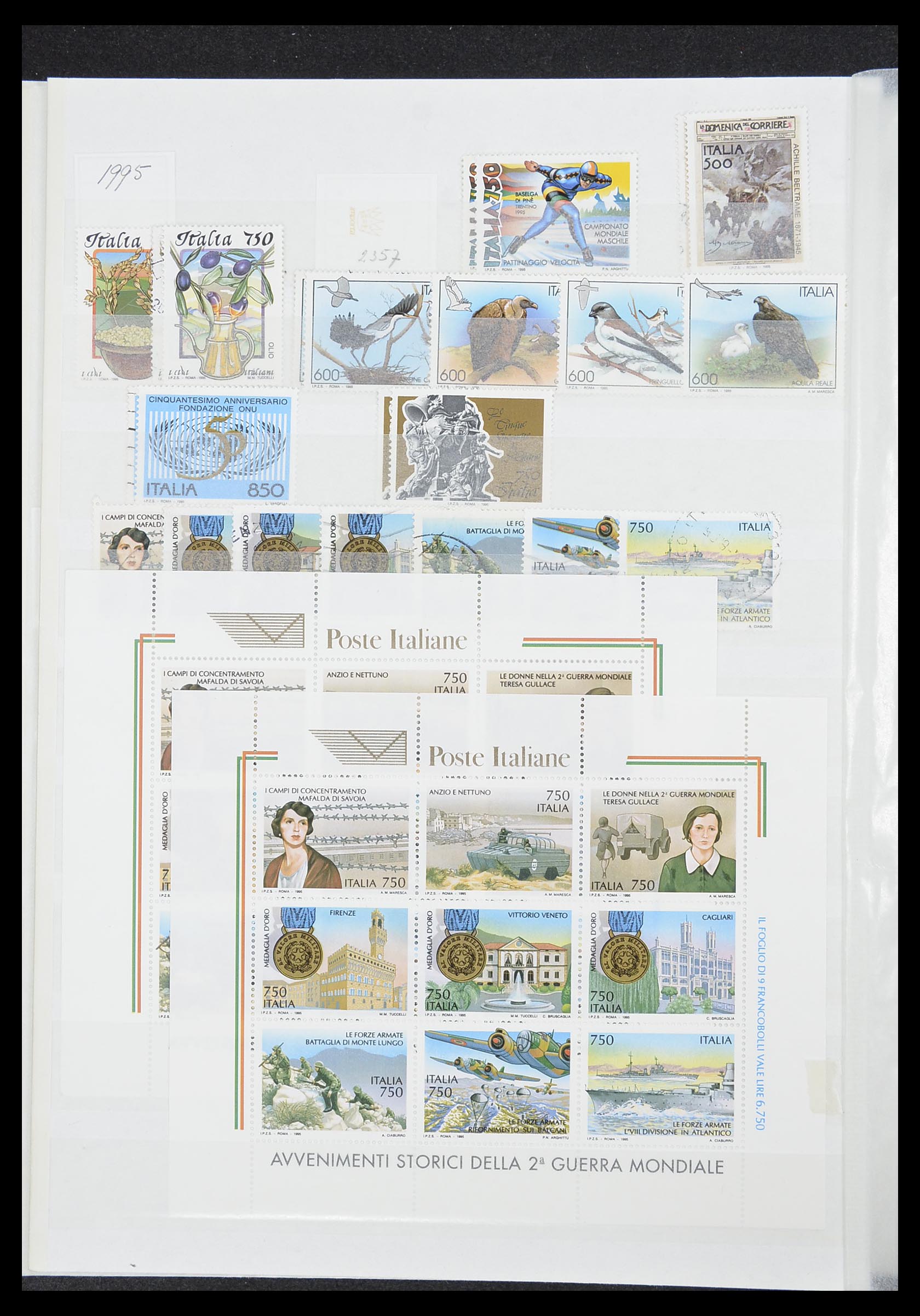 33758 082 - Postzegelverzameling 33758 Italië 1861-2011.