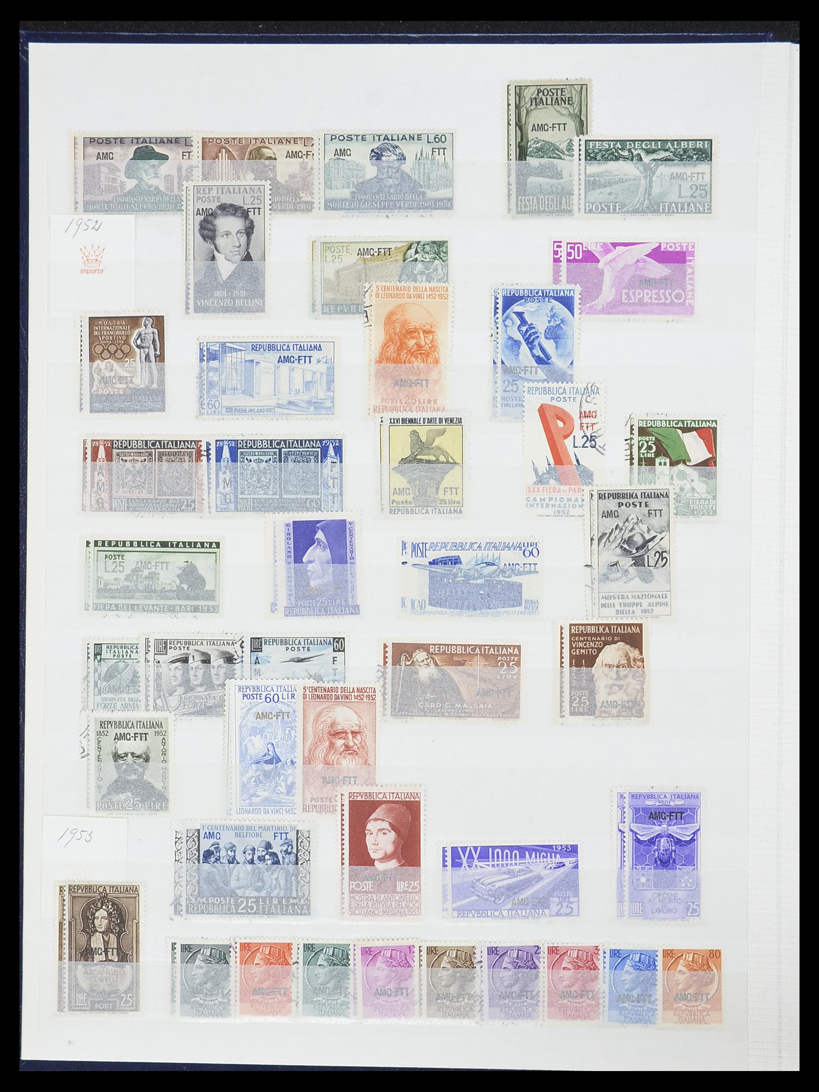 33758 105 - Postzegelverzameling 33758 Italië 1861-2011.