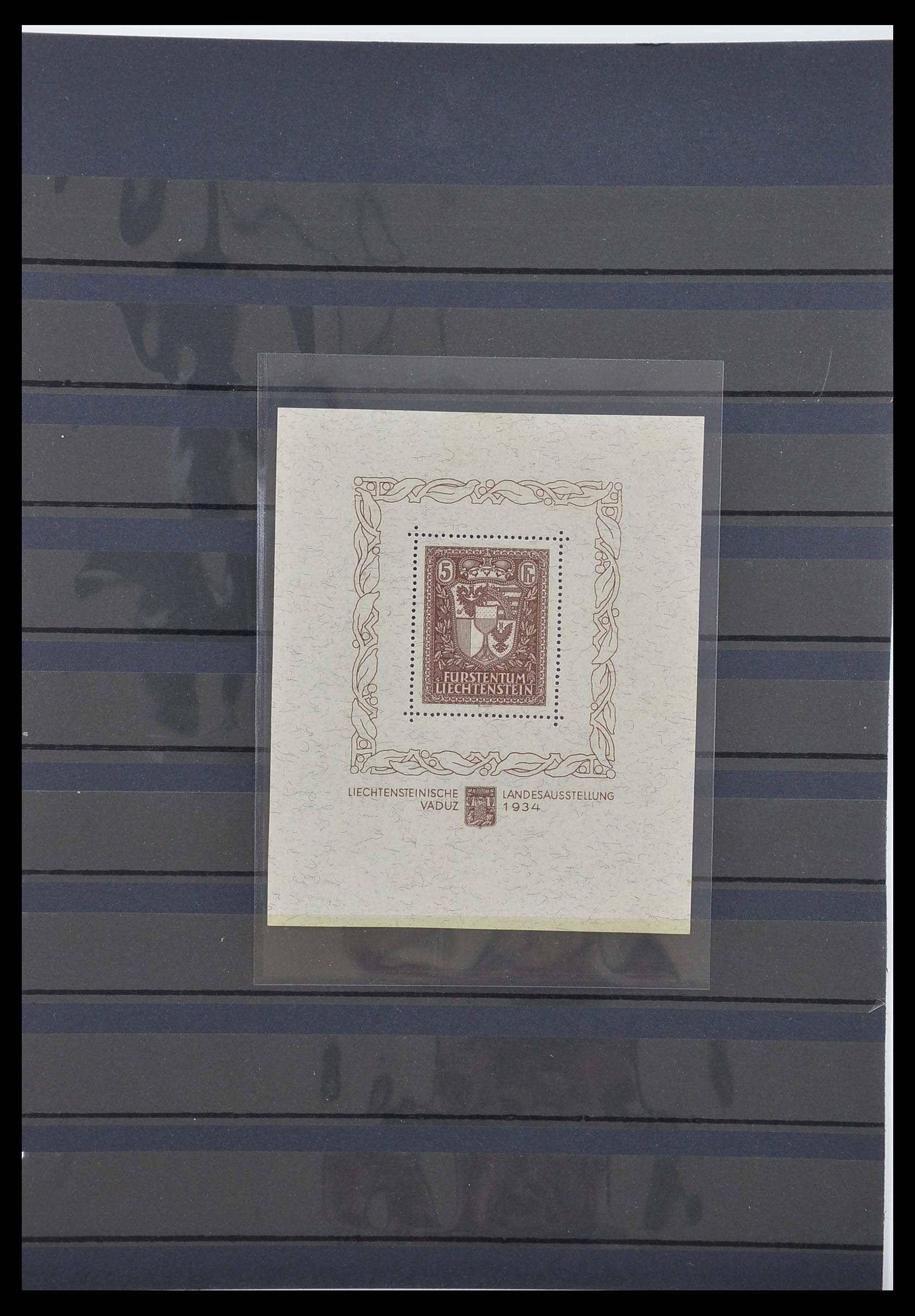 33759 001 - Postzegelverzameling 33759 Liechtenstein 1934.