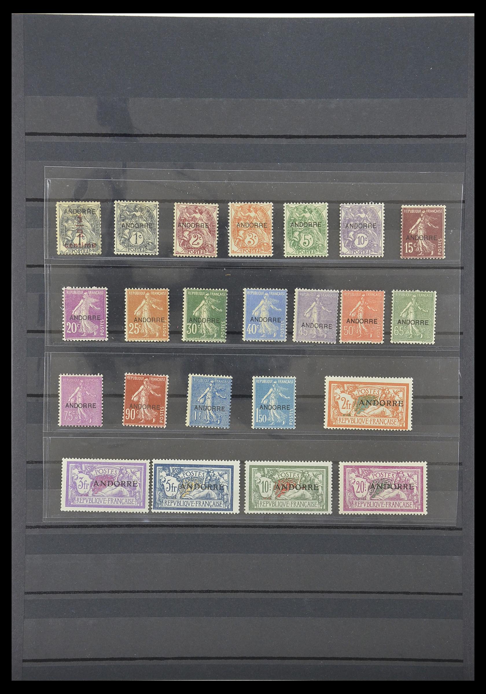 33761 001 - Postzegelverzameling 33761 Frans Andorra 1931.