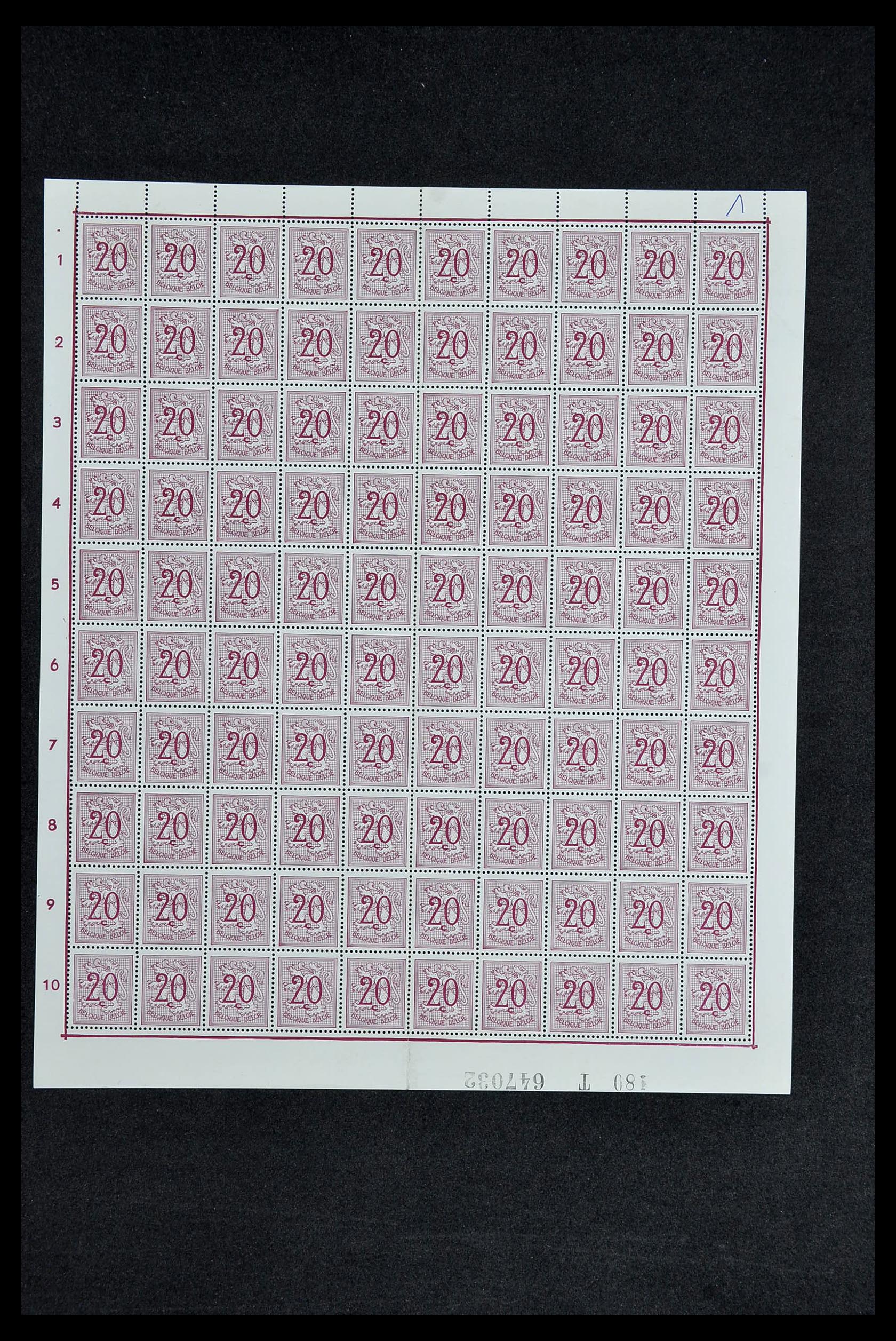 33763 031 - Postzegelverzameling 33763 België 1919-1983.