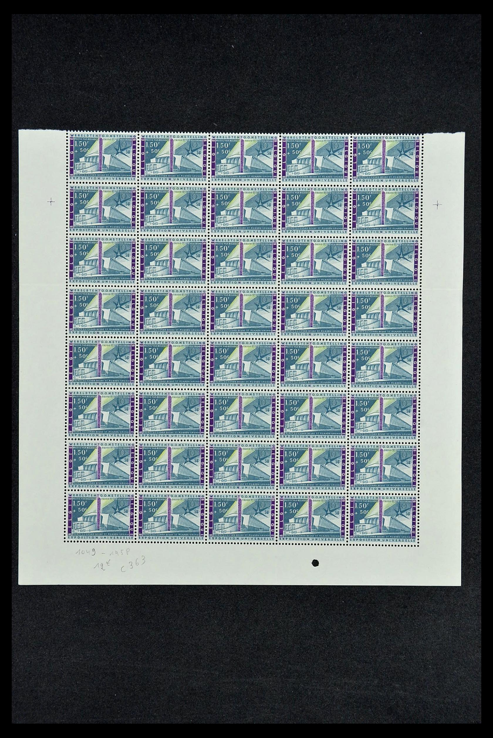 33763 033 - Postzegelverzameling 33763 België 1919-1983.