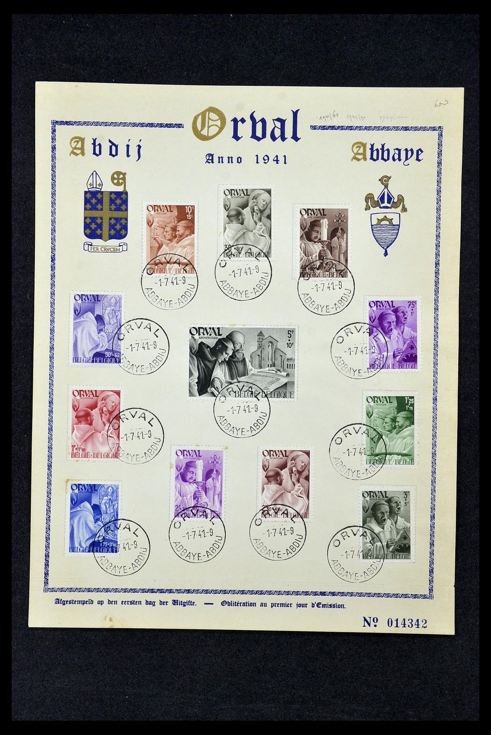 33763 056 - Postzegelverzameling 33763 België 1919-1983.
