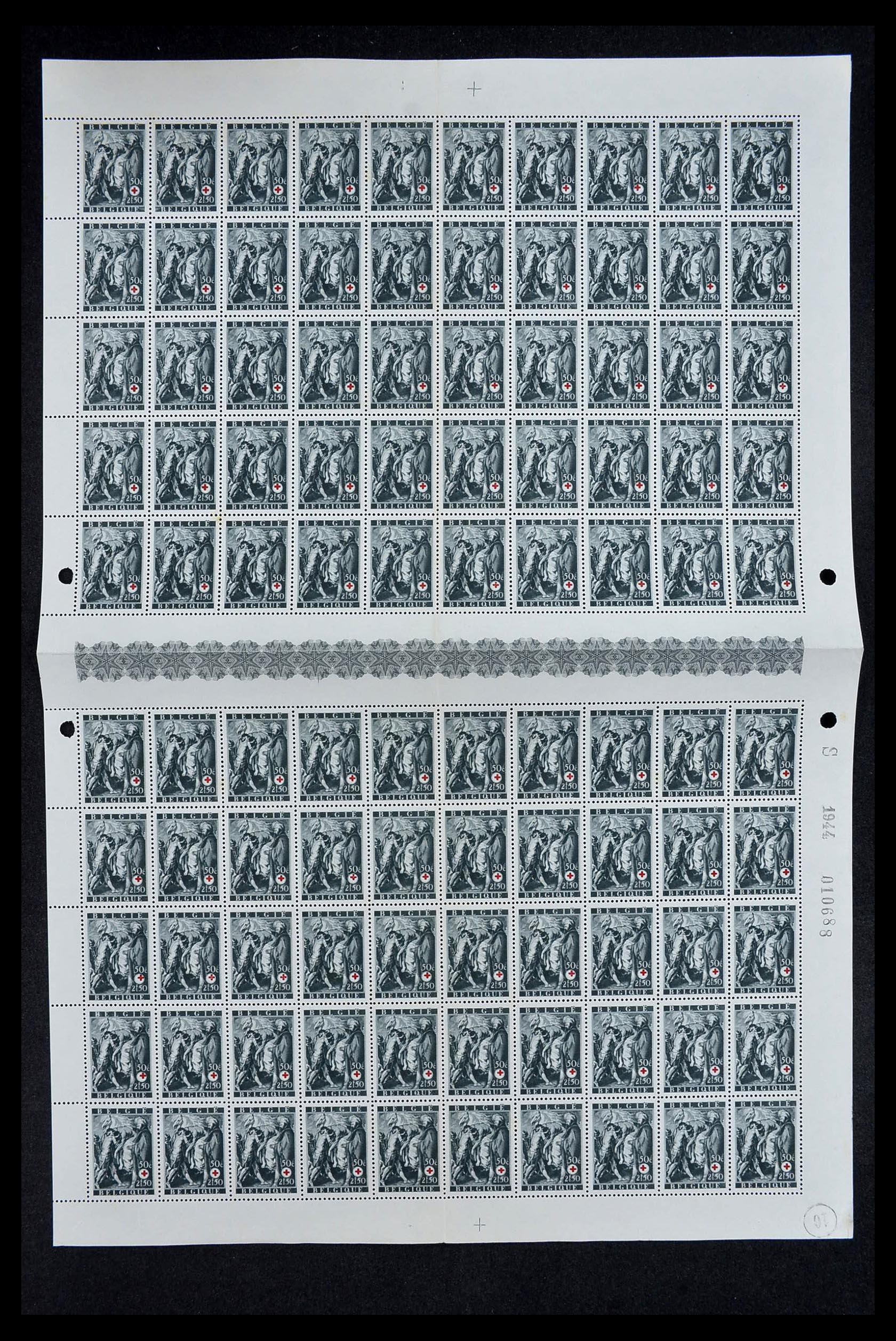 33763 058 - Stamp collection 33763 Belgium 1919-1983.