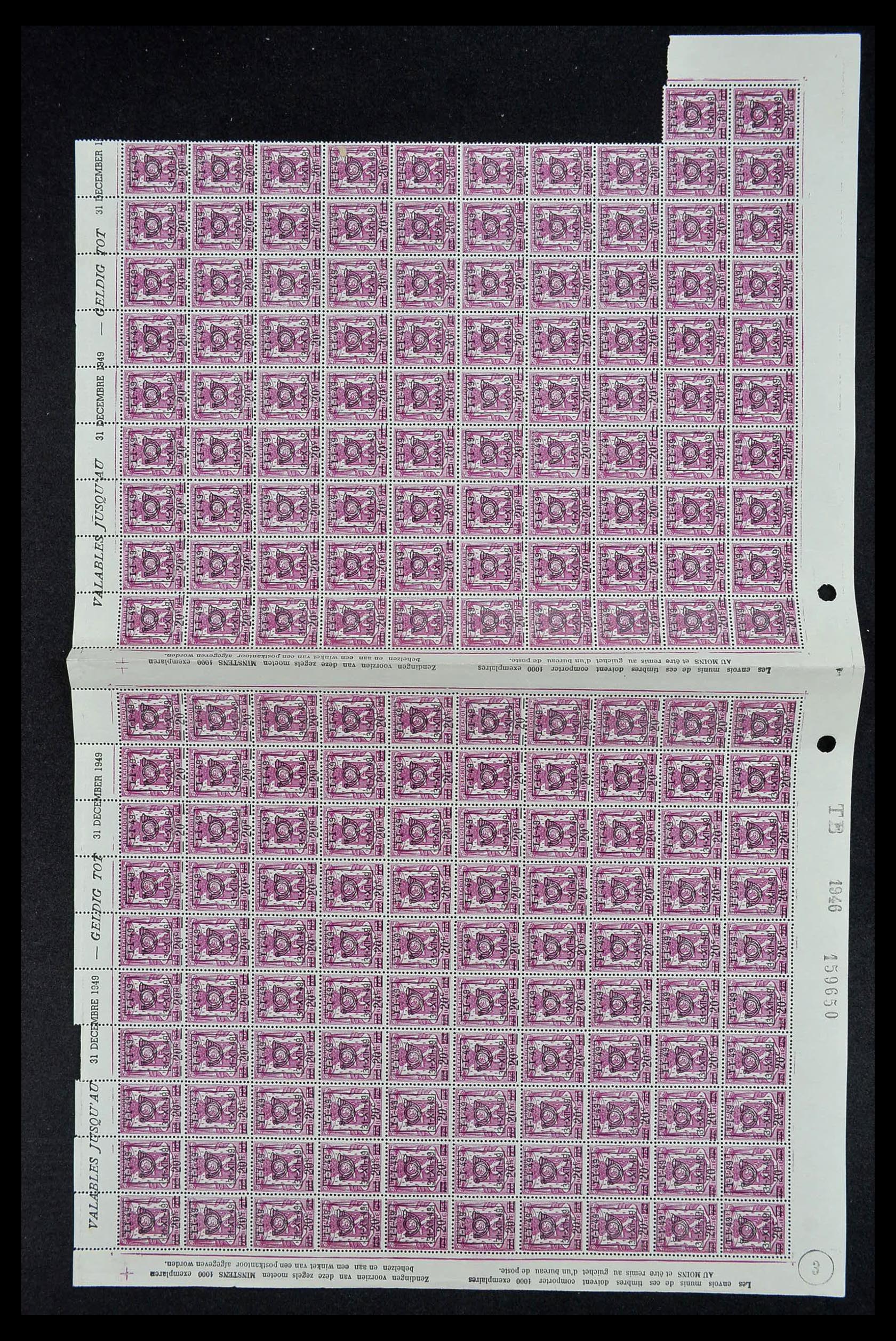 33763 089 - Stamp collection 33763 Belgium 1919-1983.