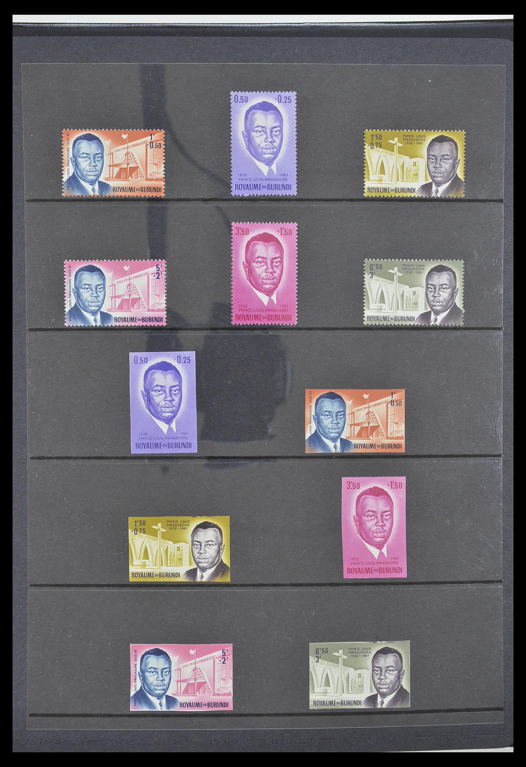 33764 006 - Postzegelverzameling 33764 Burundi 1962-2004.