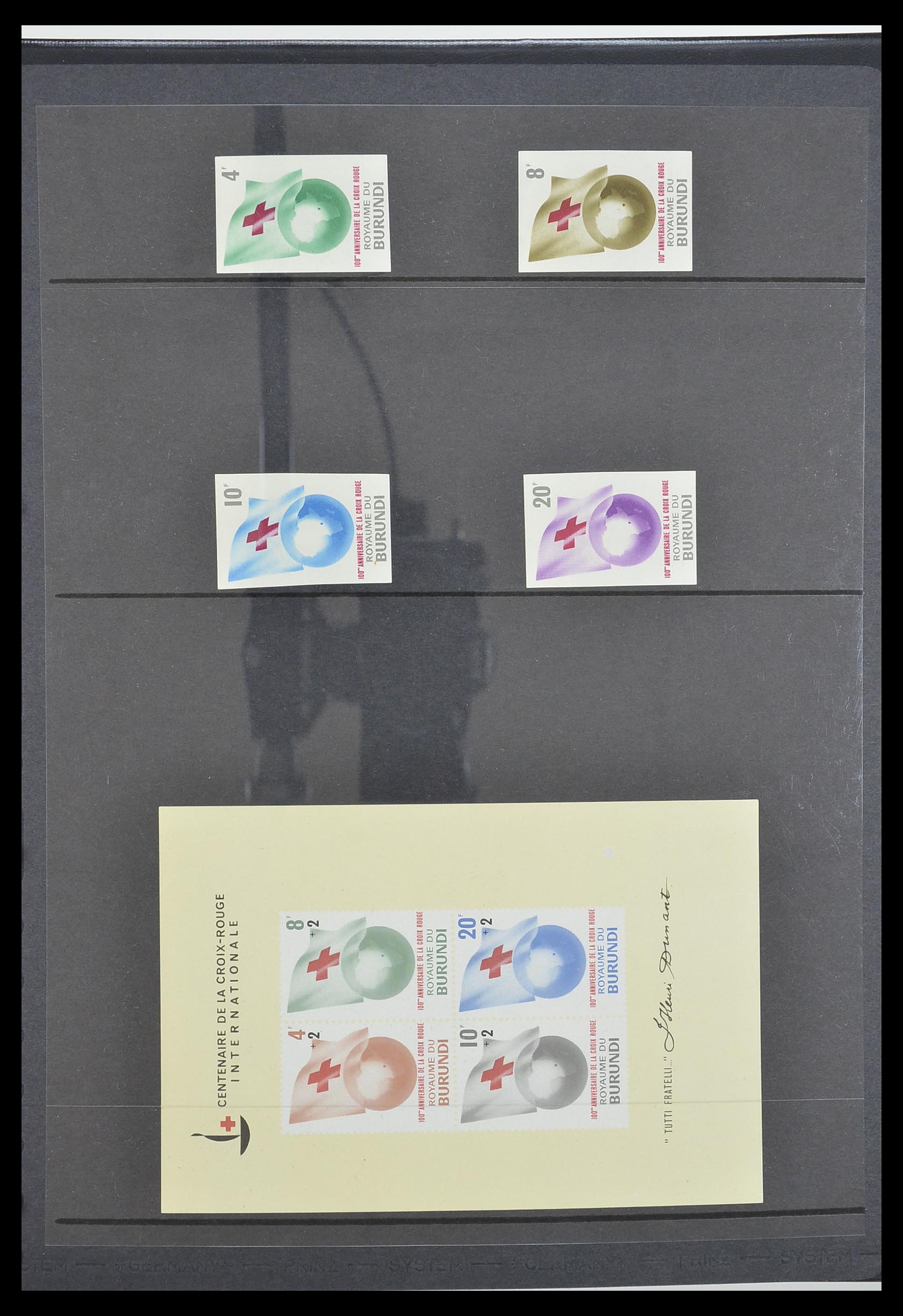 33764 009 - Postzegelverzameling 33764 Burundi 1962-2004.