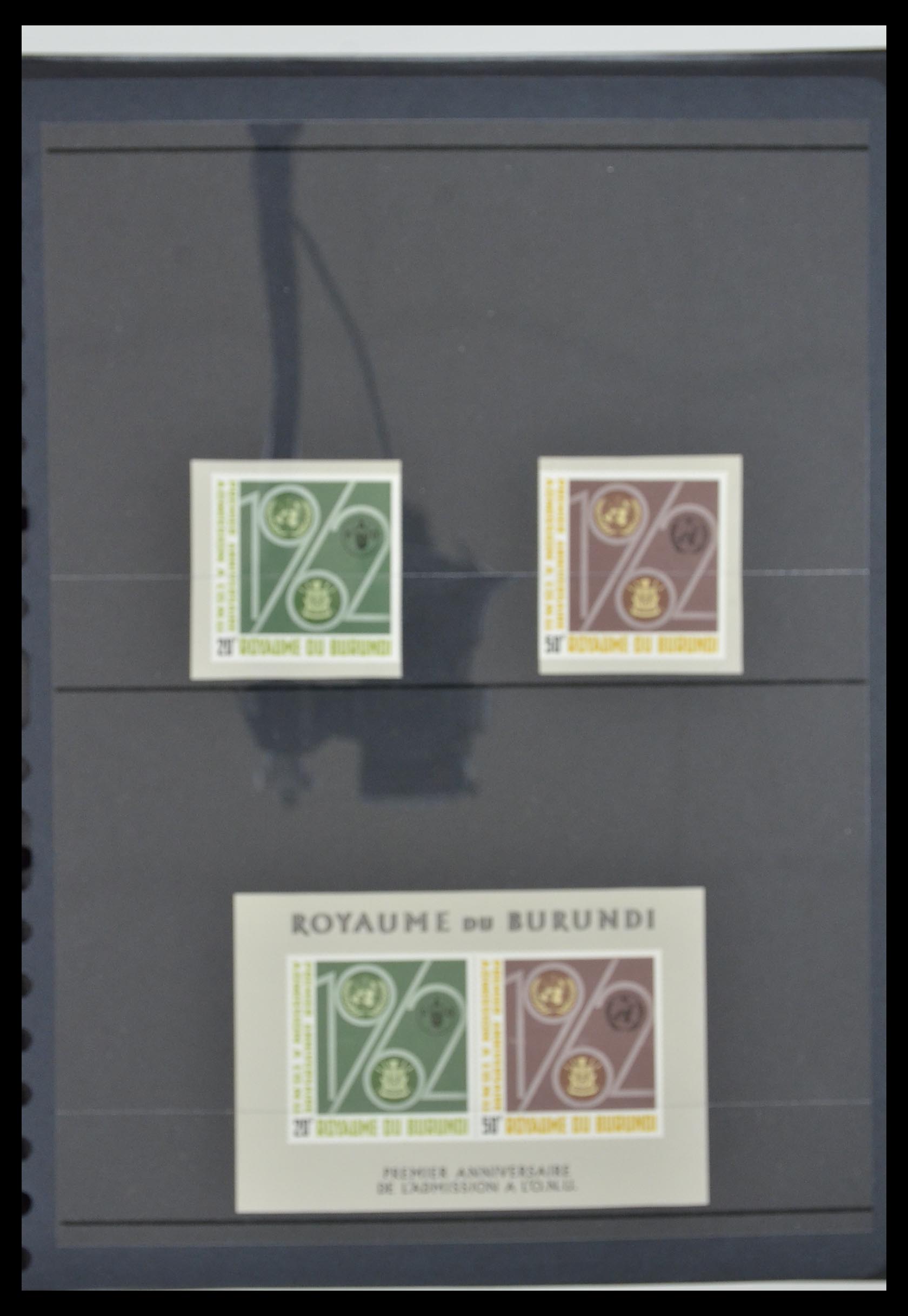 33764 011 - Postzegelverzameling 33764 Burundi 1962-2004.