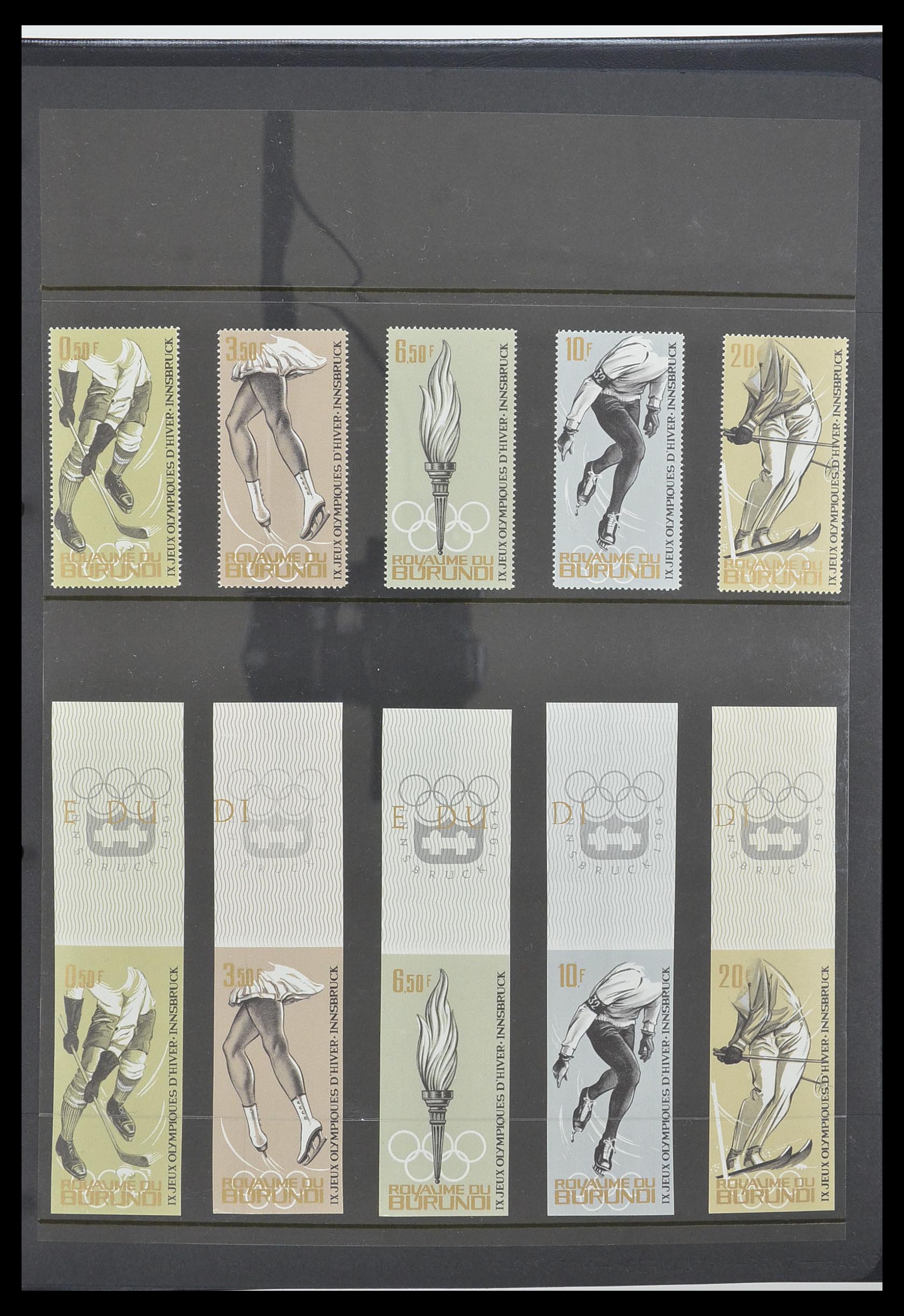 33764 013 - Postzegelverzameling 33764 Burundi 1962-2004.