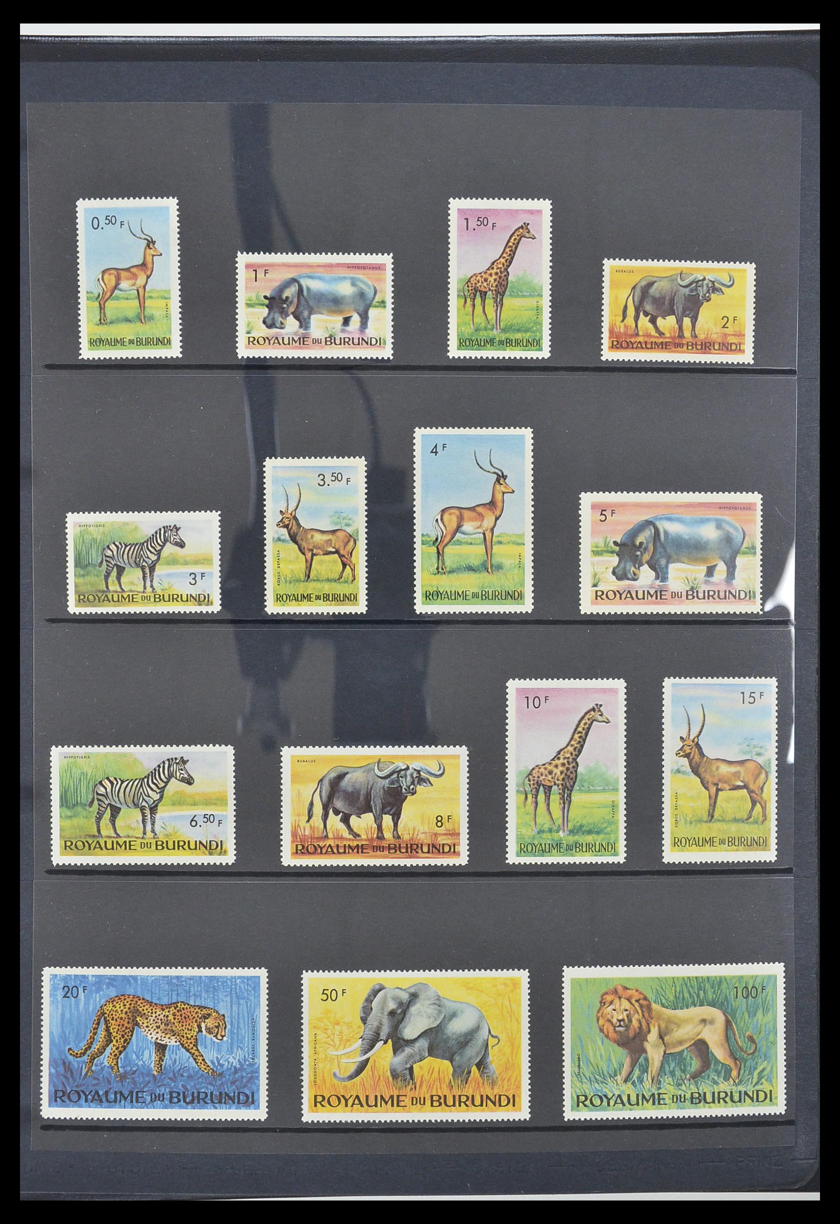 33764 015 - Postzegelverzameling 33764 Burundi 1962-2004.