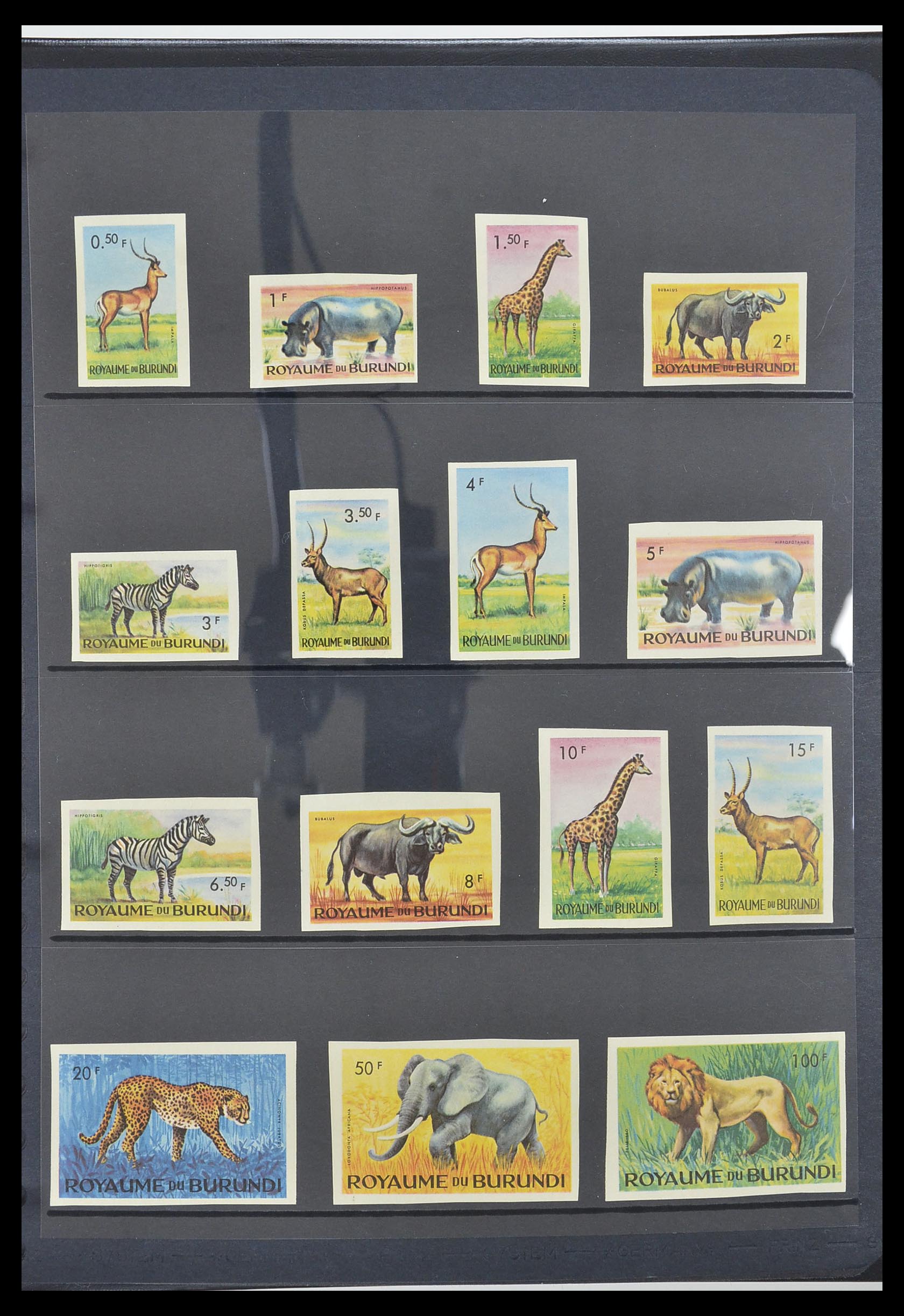 33764 016 - Postzegelverzameling 33764 Burundi 1962-2004.