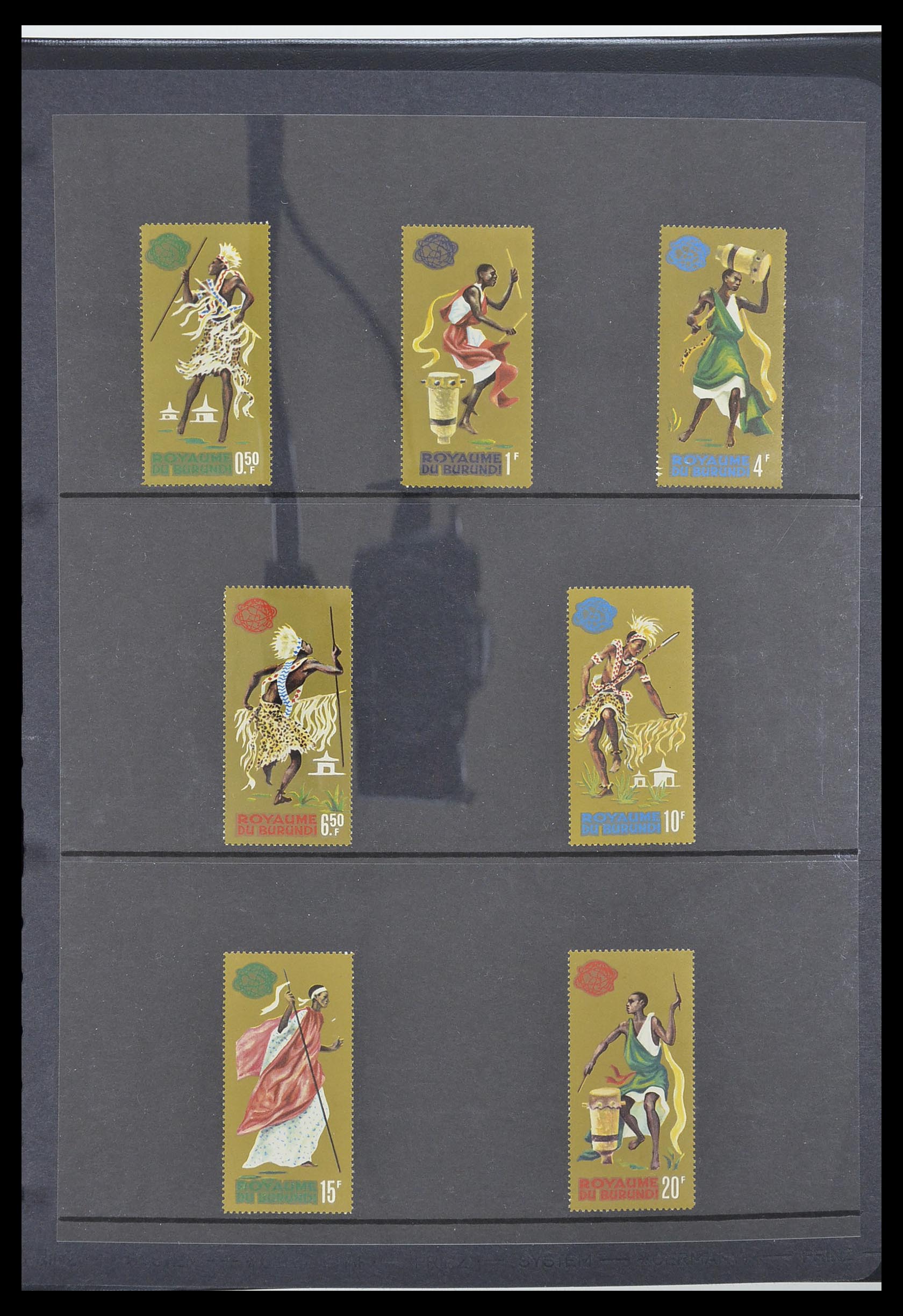 33764 018 - Postzegelverzameling 33764 Burundi 1962-2004.