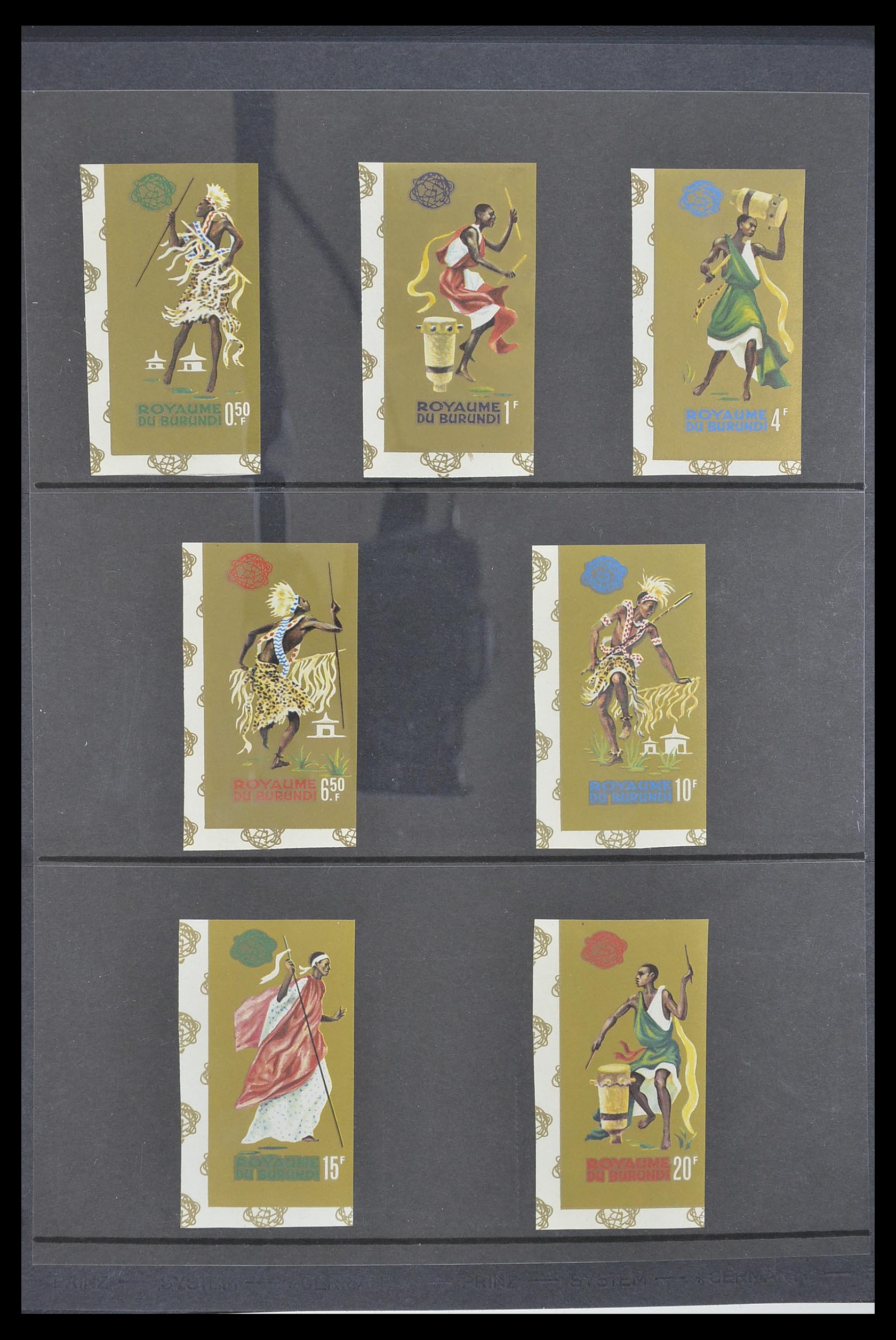 33764 019 - Postzegelverzameling 33764 Burundi 1962-2004.