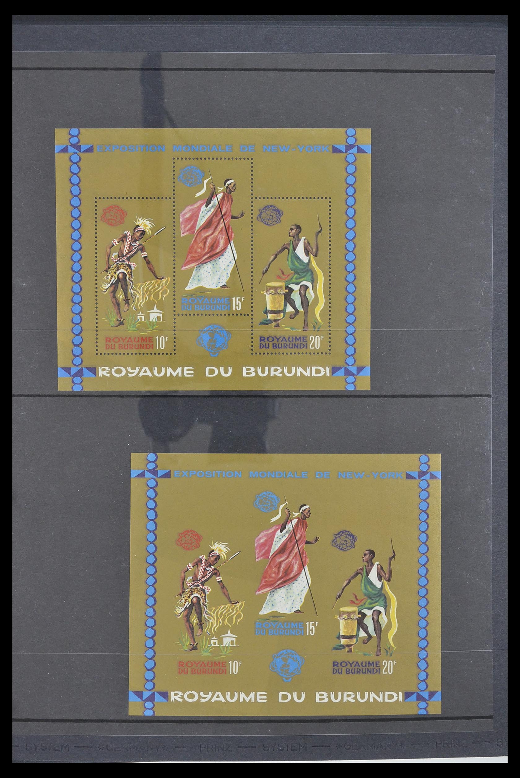 33764 020 - Postzegelverzameling 33764 Burundi 1962-2004.