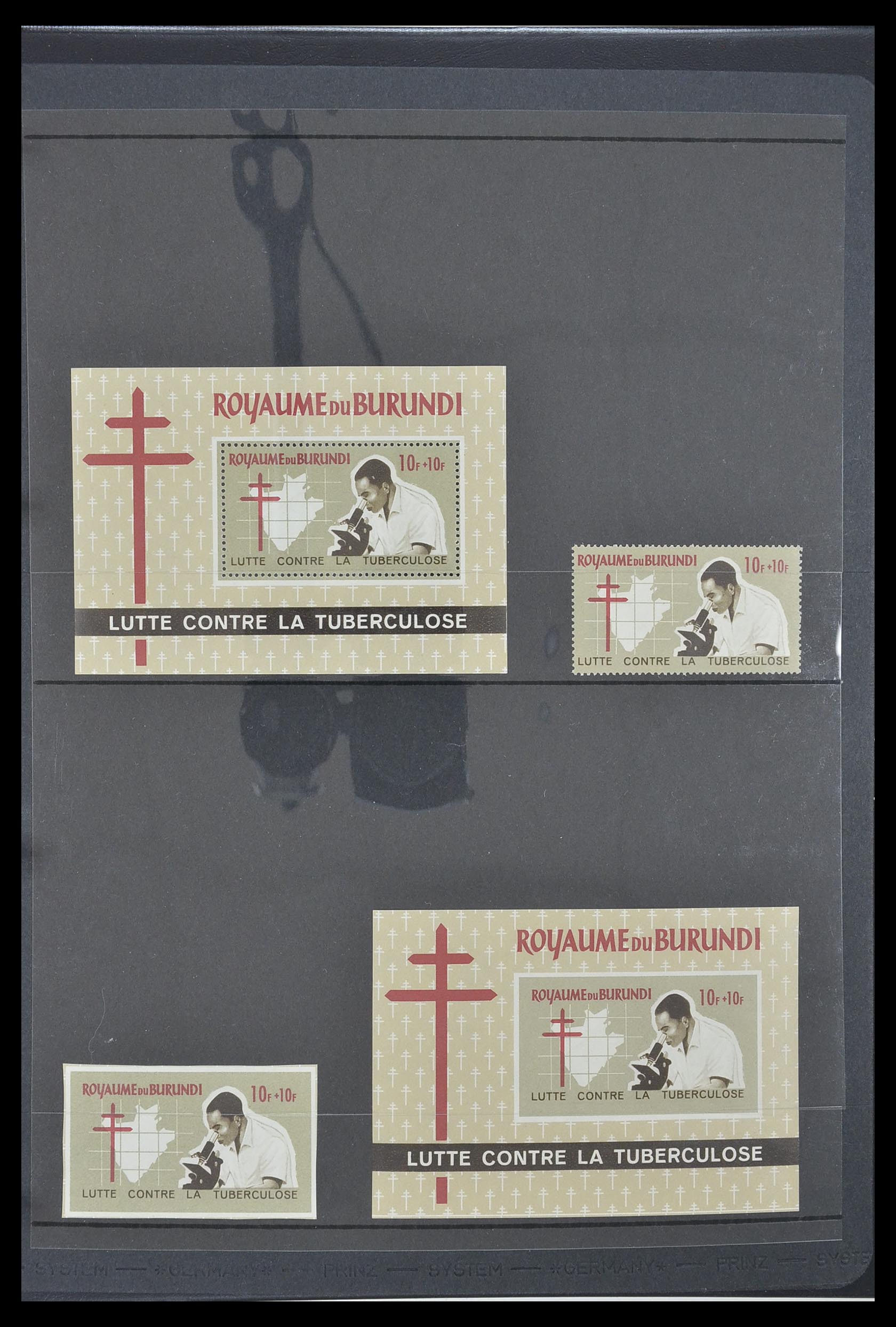 33764 026 - Postzegelverzameling 33764 Burundi 1962-2004.