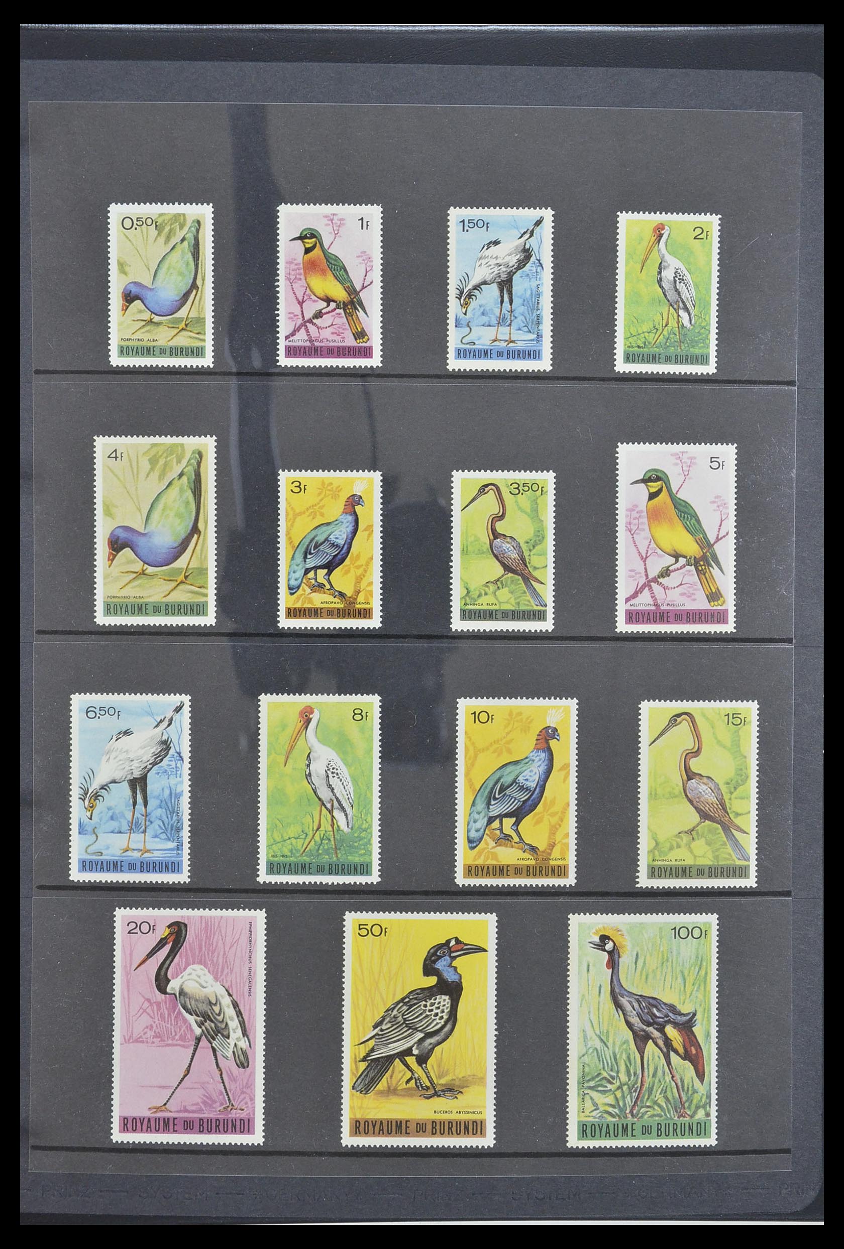 33764 027 - Postzegelverzameling 33764 Burundi 1962-2004.