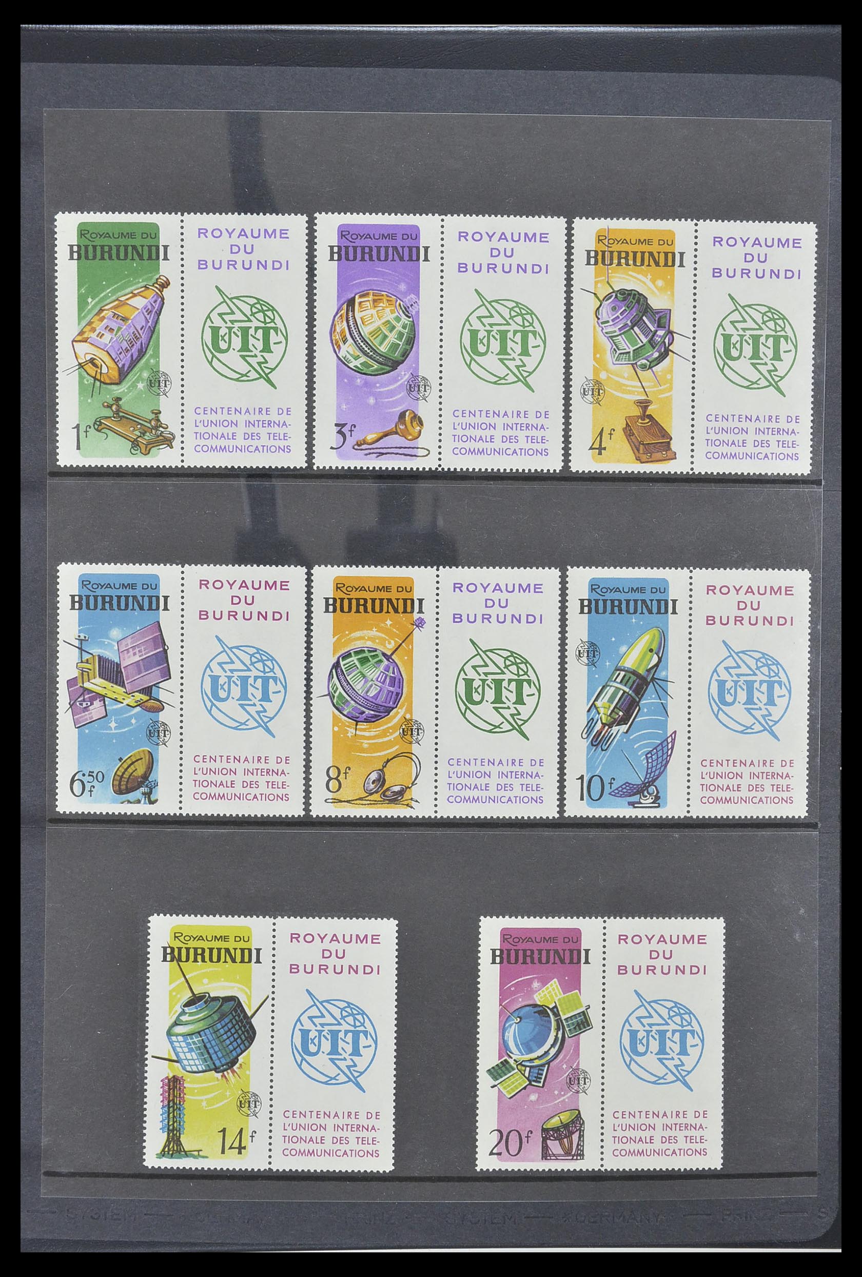 33764 029 - Postzegelverzameling 33764 Burundi 1962-2004.