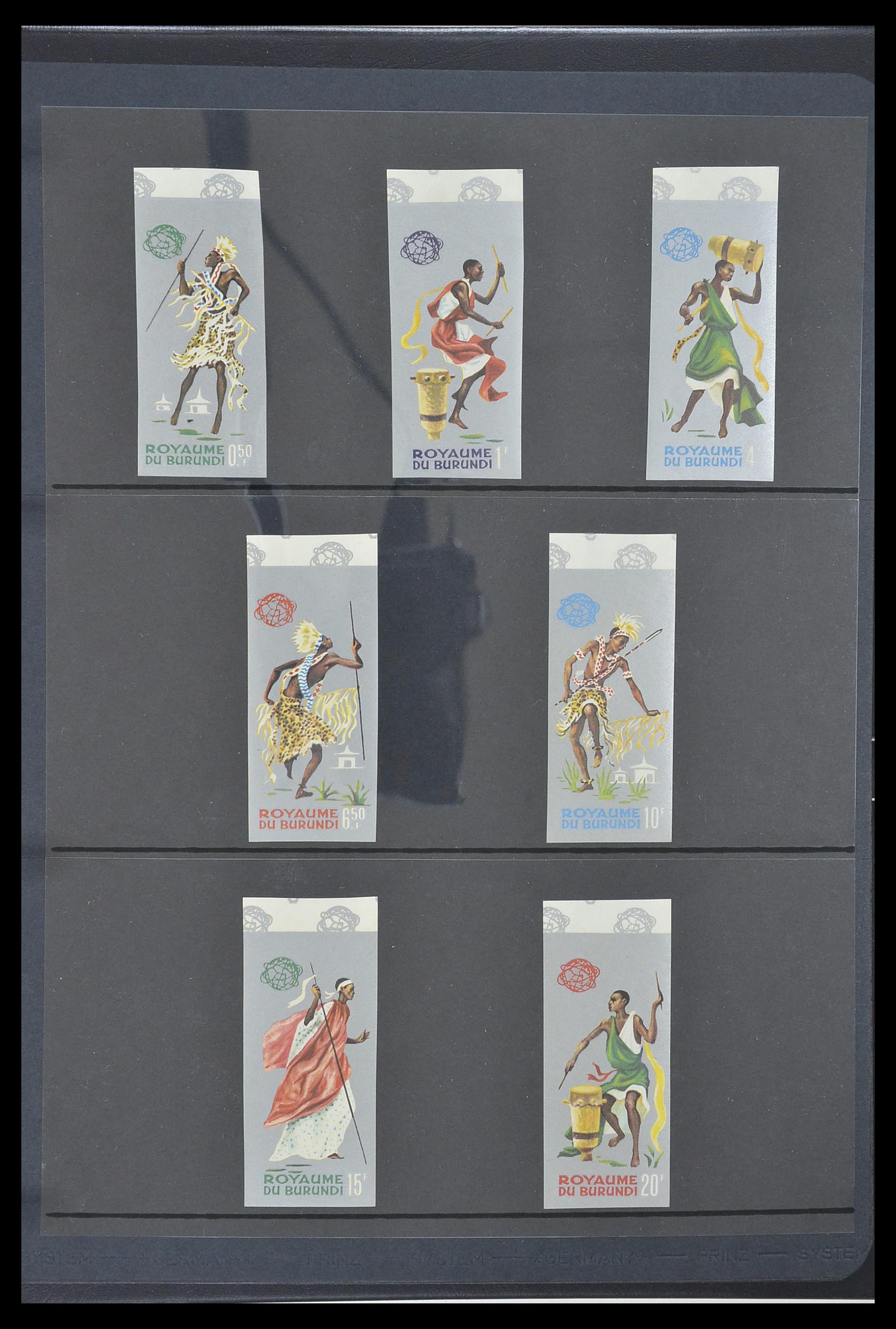 33764 035 - Postzegelverzameling 33764 Burundi 1962-2004.