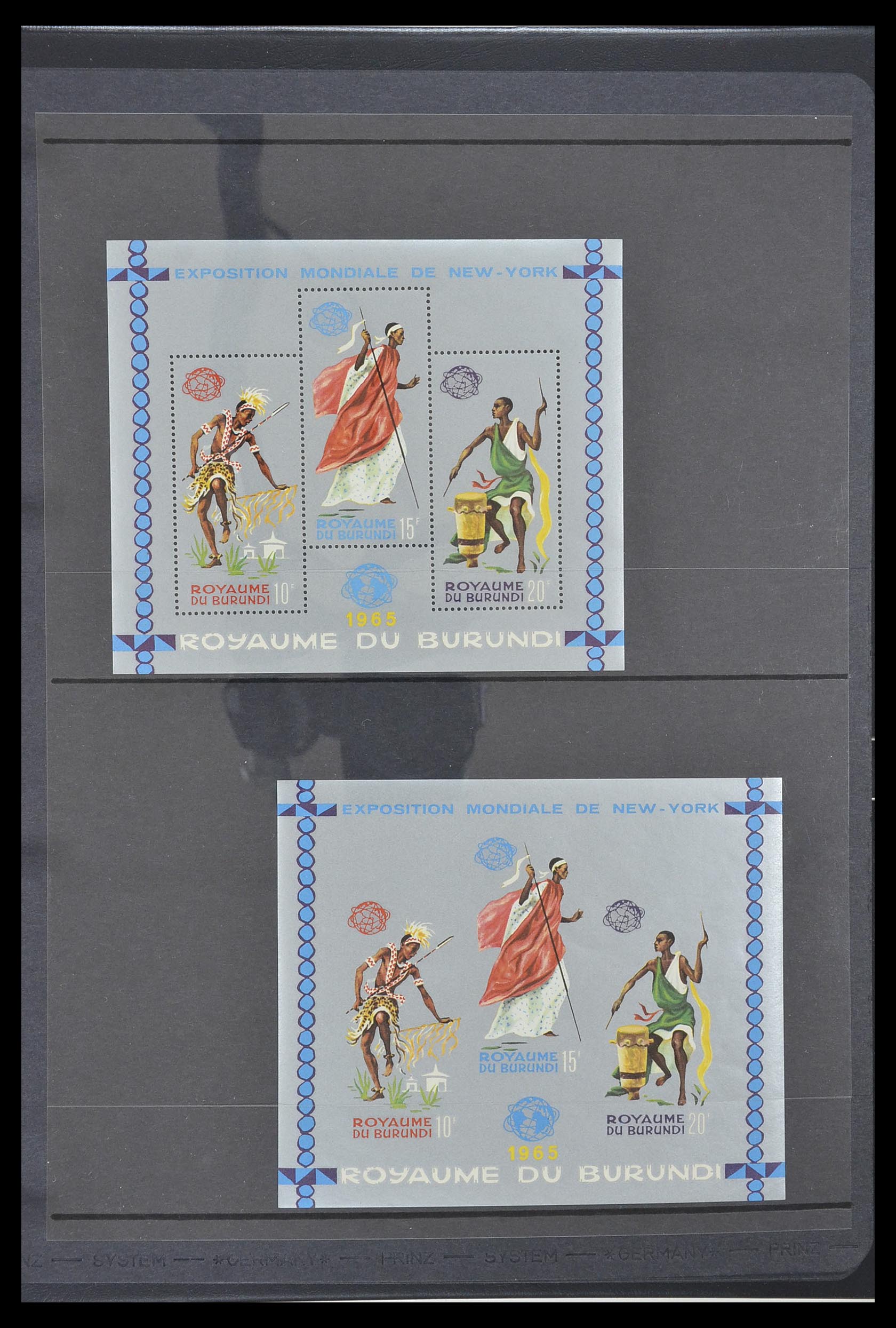 33764 036 - Postzegelverzameling 33764 Burundi 1962-2004.
