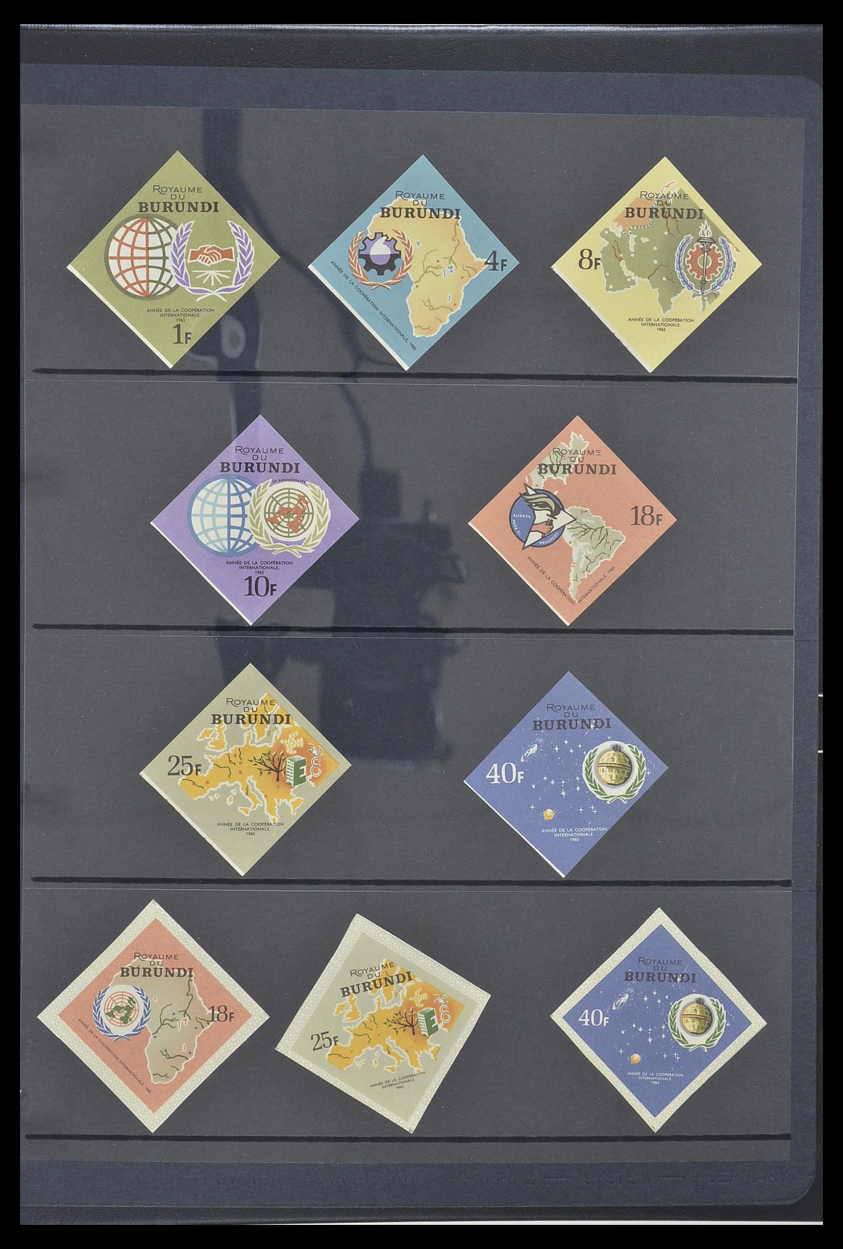 33764 038 - Postzegelverzameling 33764 Burundi 1962-2004.