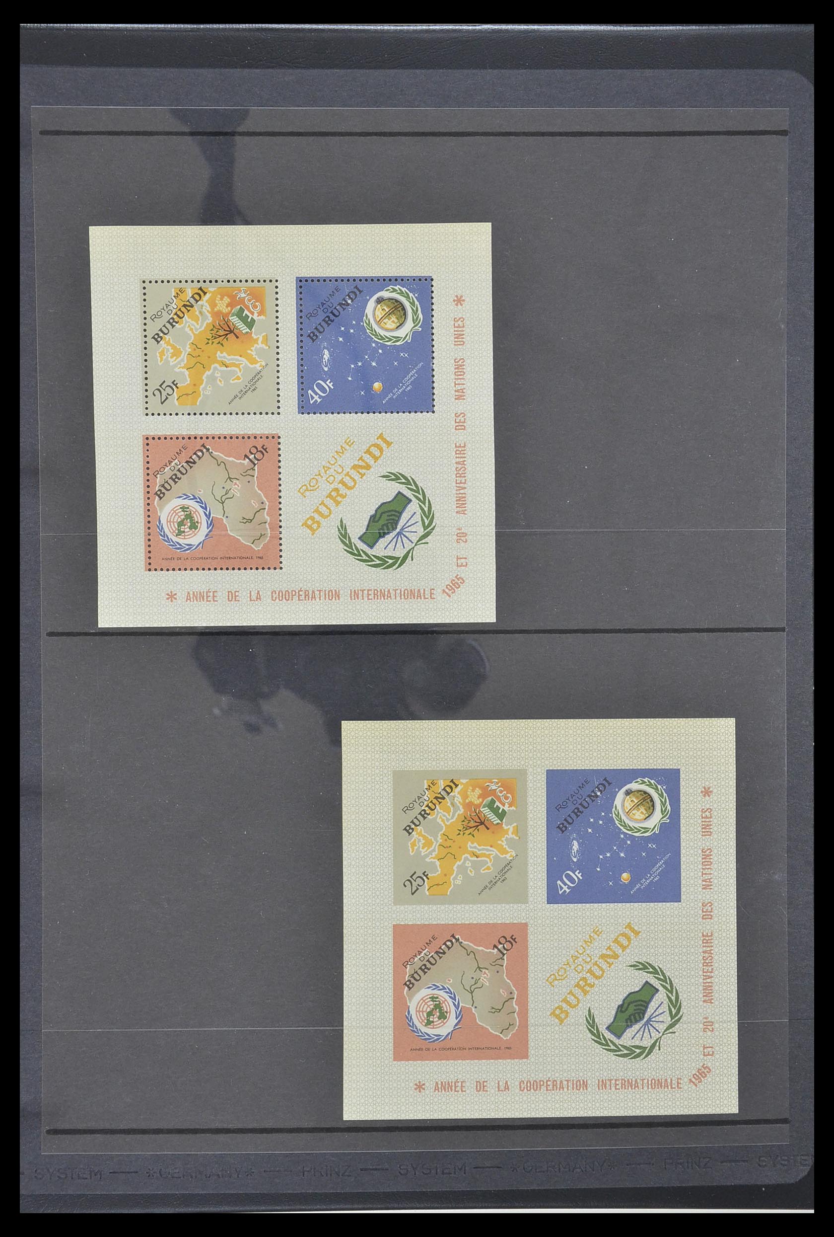 33764 039 - Postzegelverzameling 33764 Burundi 1962-2004.
