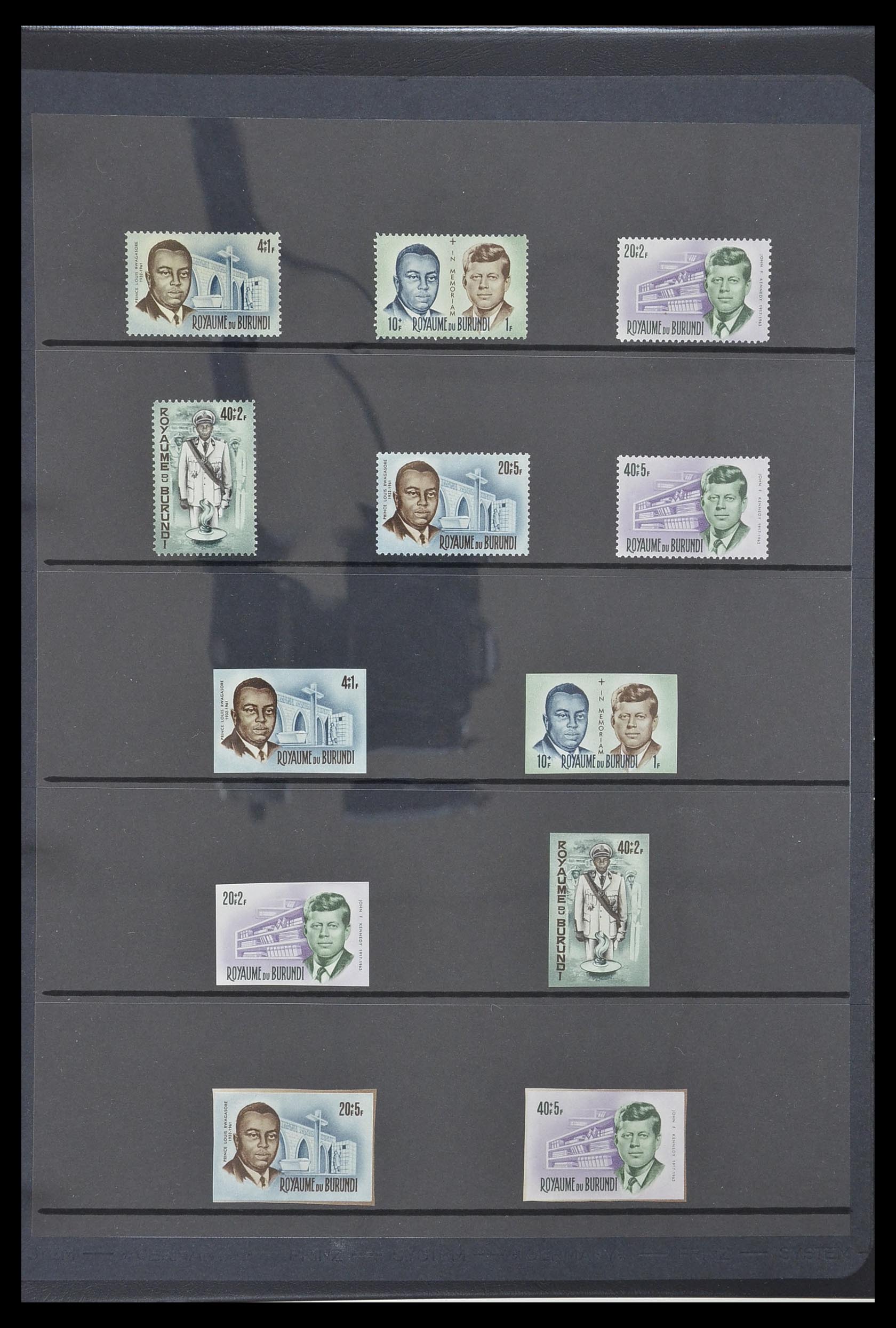 33764 040 - Postzegelverzameling 33764 Burundi 1962-2004.