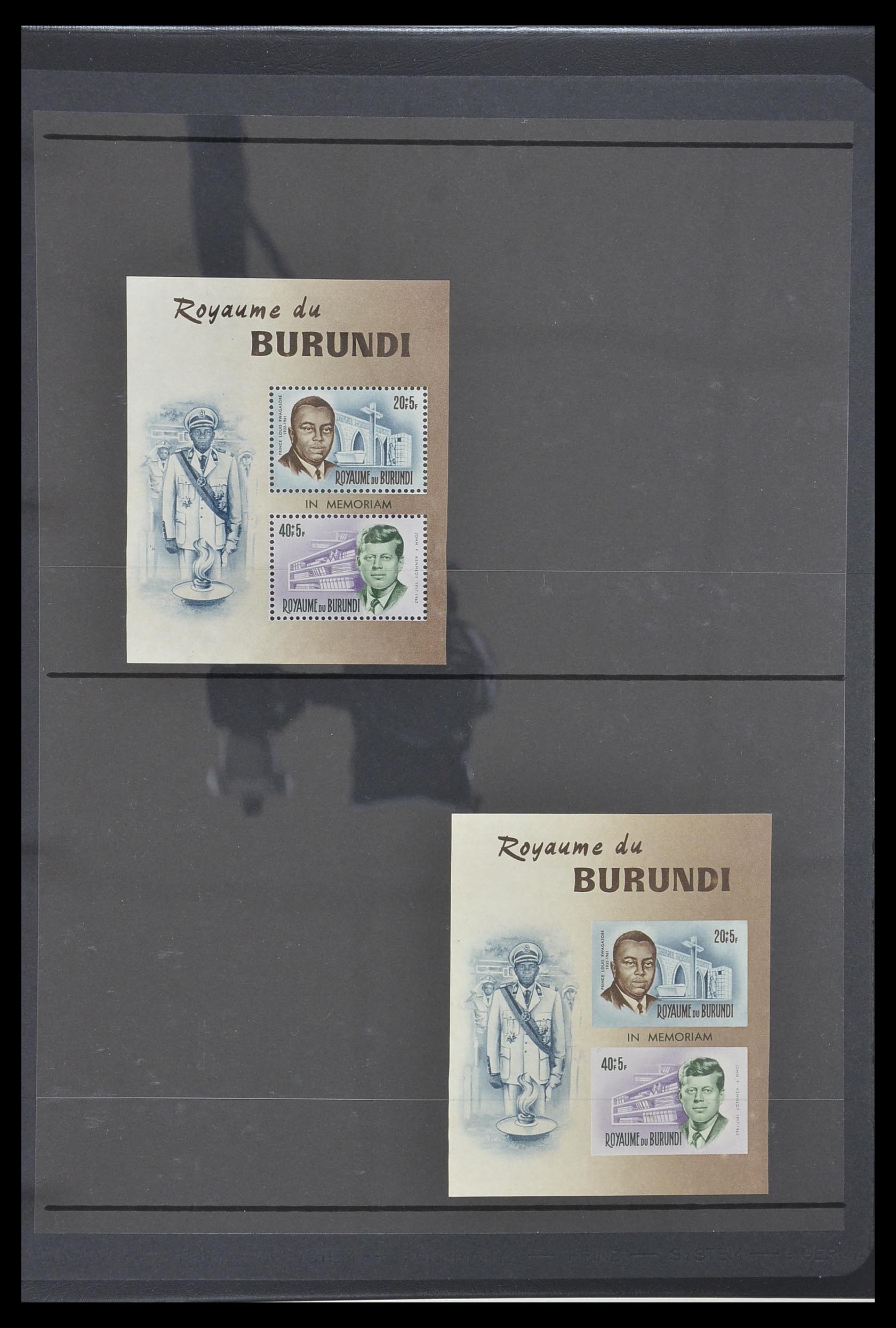 33764 041 - Postzegelverzameling 33764 Burundi 1962-2004.