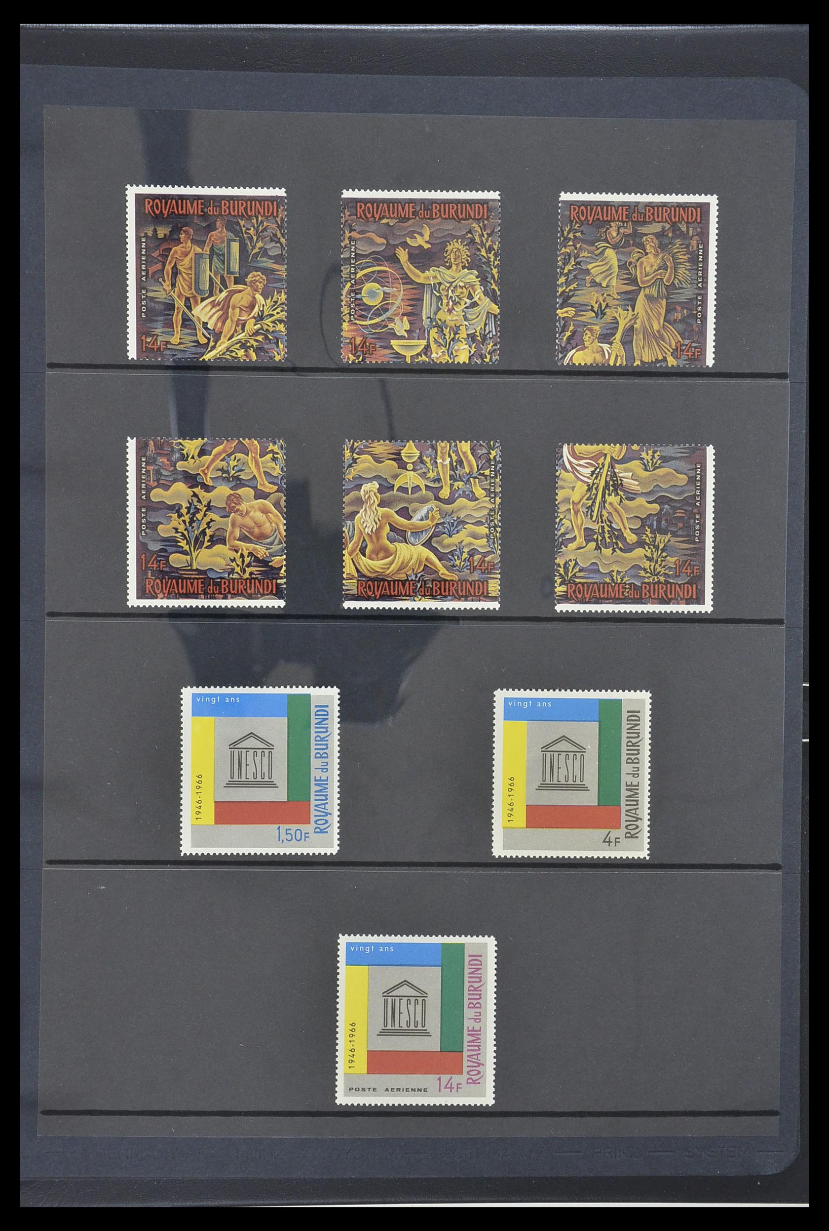 33764 048 - Postzegelverzameling 33764 Burundi 1962-2004.