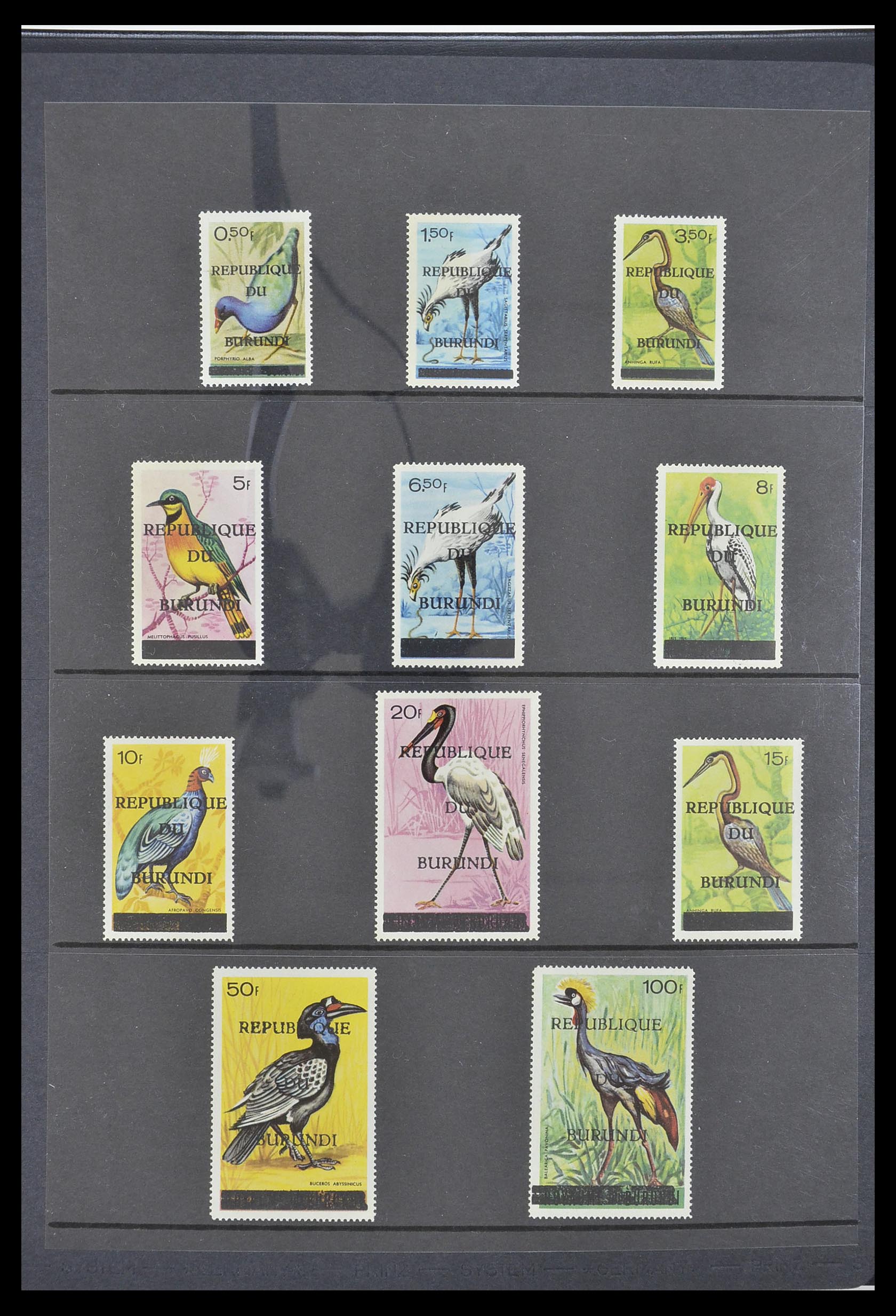 33764 070 - Stamp collection 33764 Burundi 1962-2004.