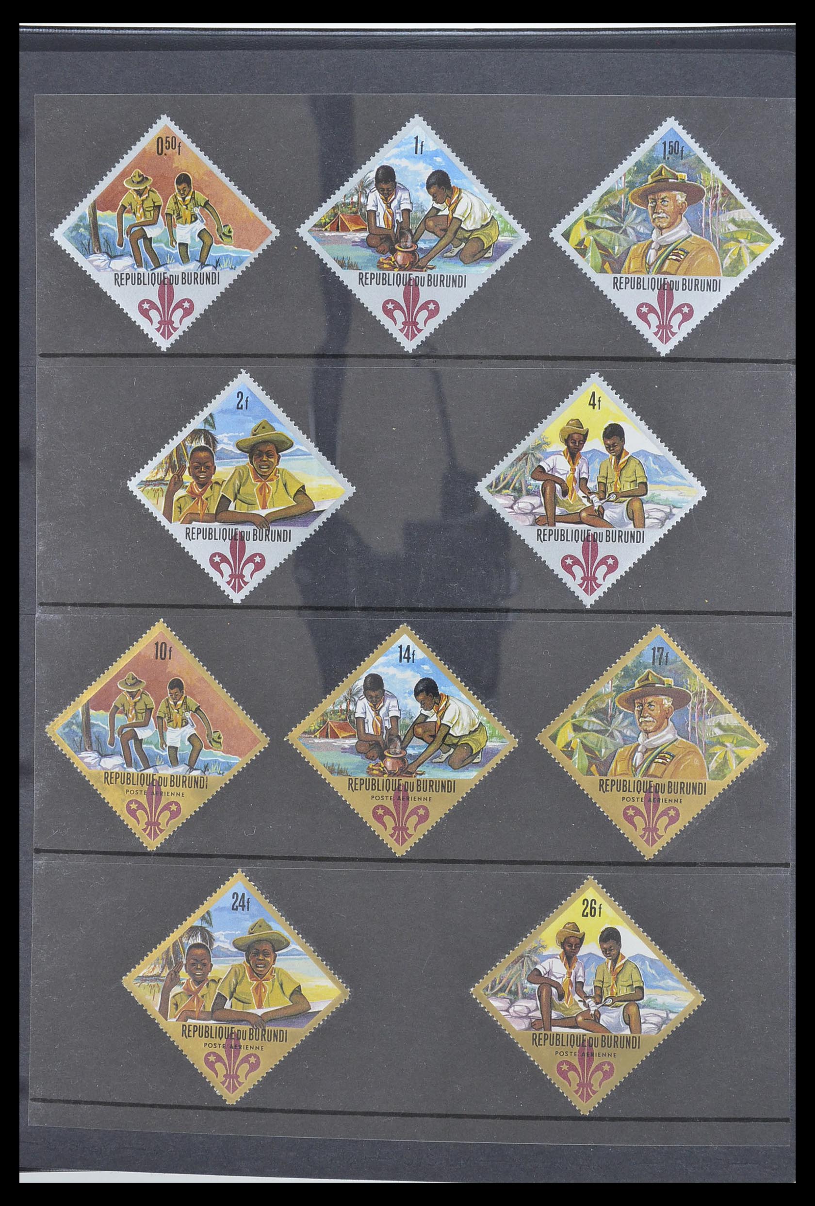 33764 081 - Stamp collection 33764 Burundi 1962-2004.