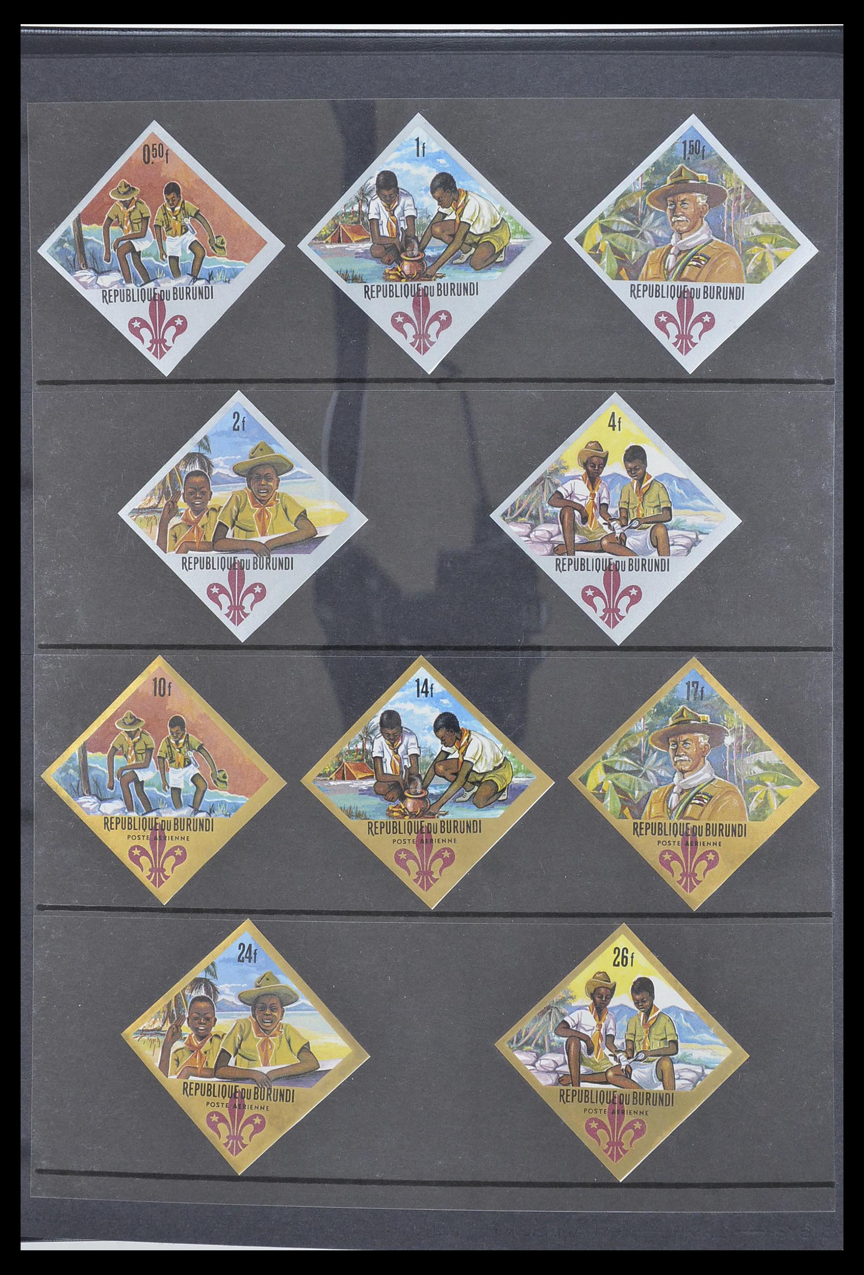 33764 082 - Stamp collection 33764 Burundi 1962-2004.
