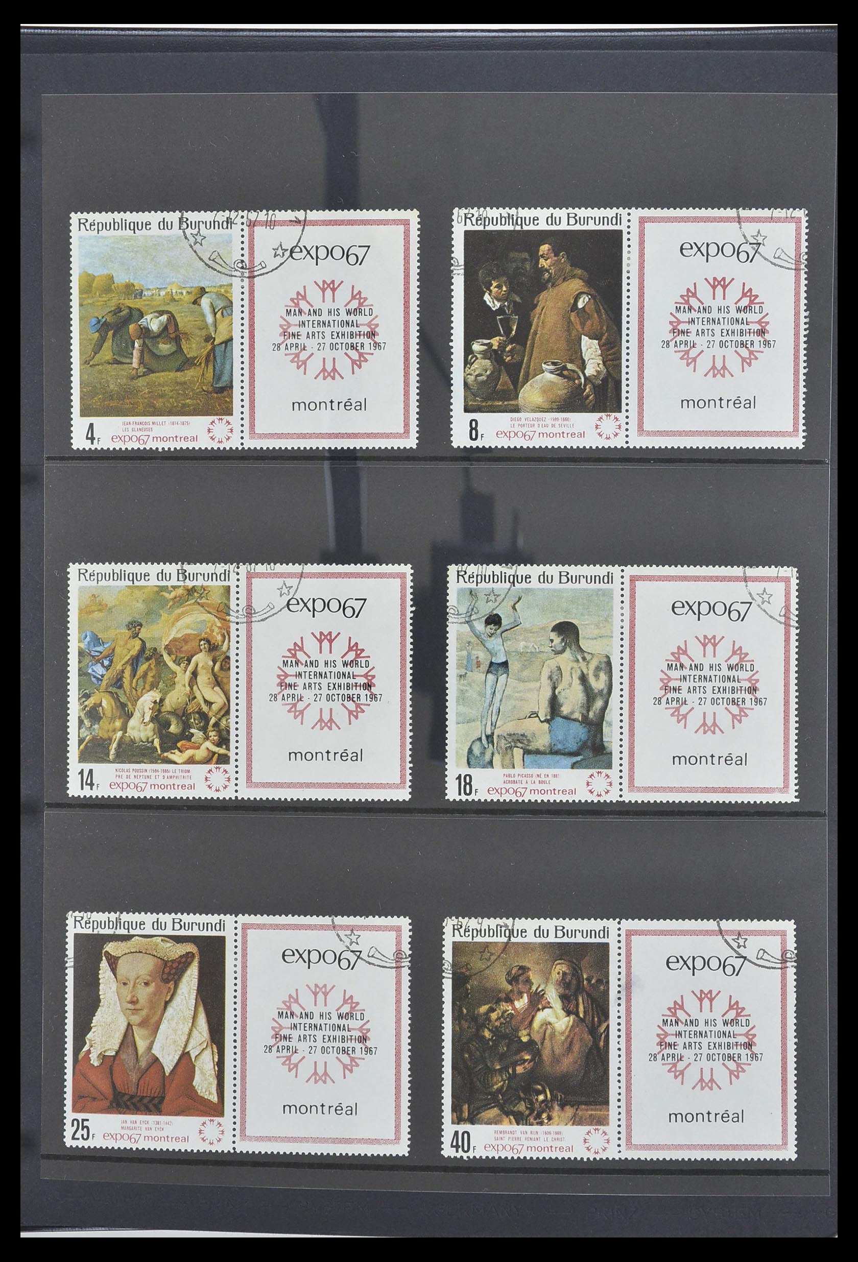 33764 084 - Stamp collection 33764 Burundi 1962-2004.
