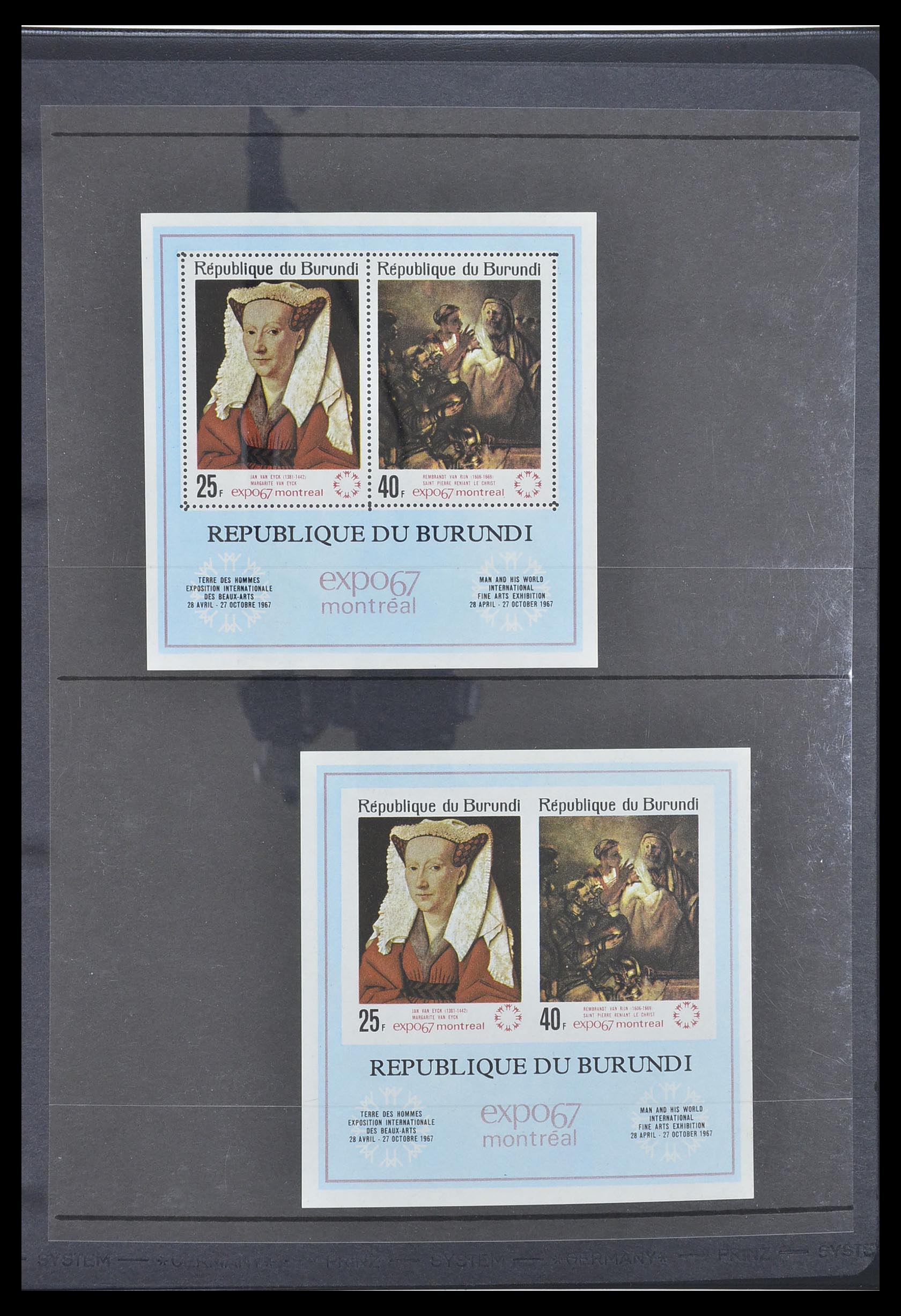 33764 086 - Stamp collection 33764 Burundi 1962-2004.