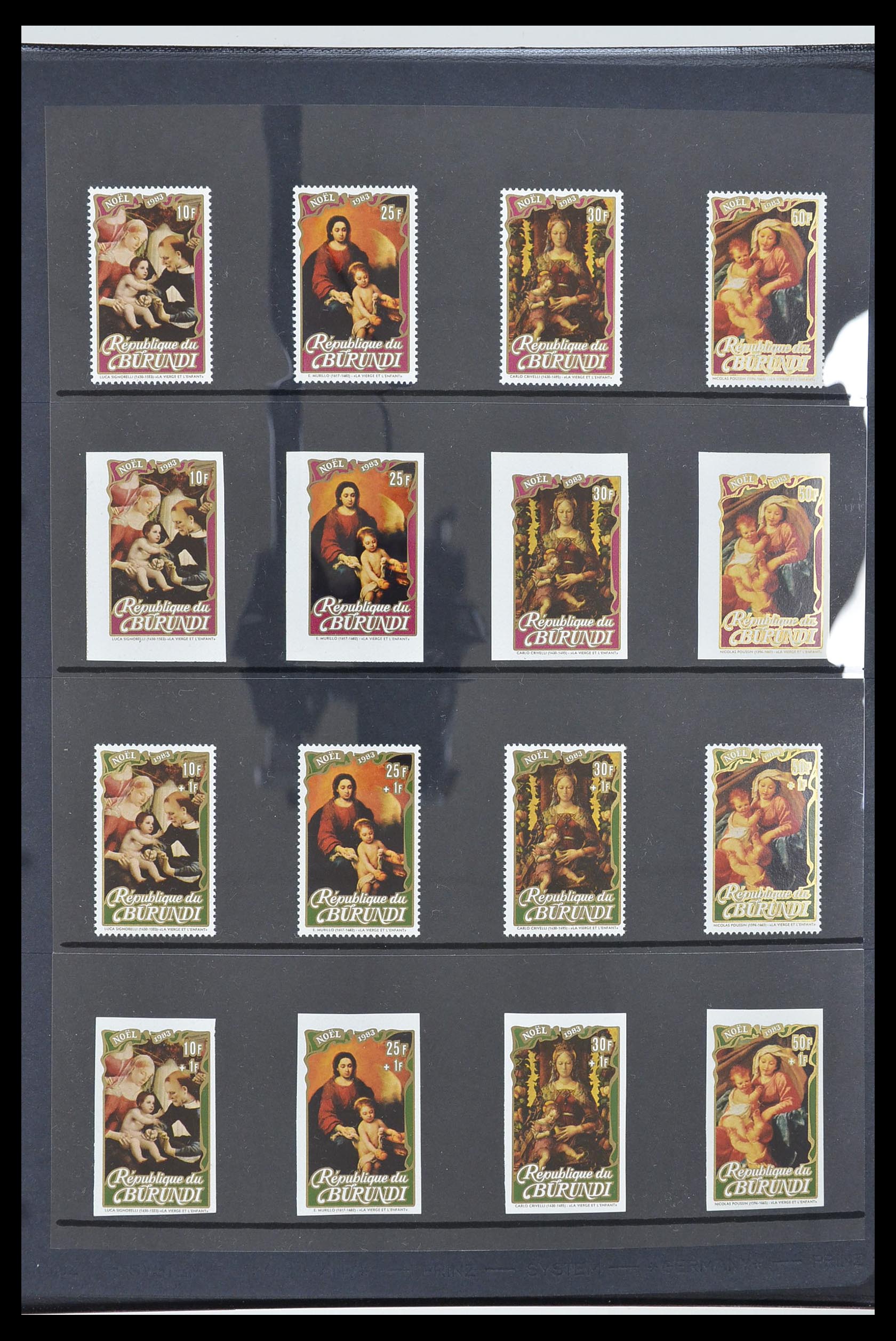 33764 324 - Postzegelverzameling 33764 Burundi 1962-2004.