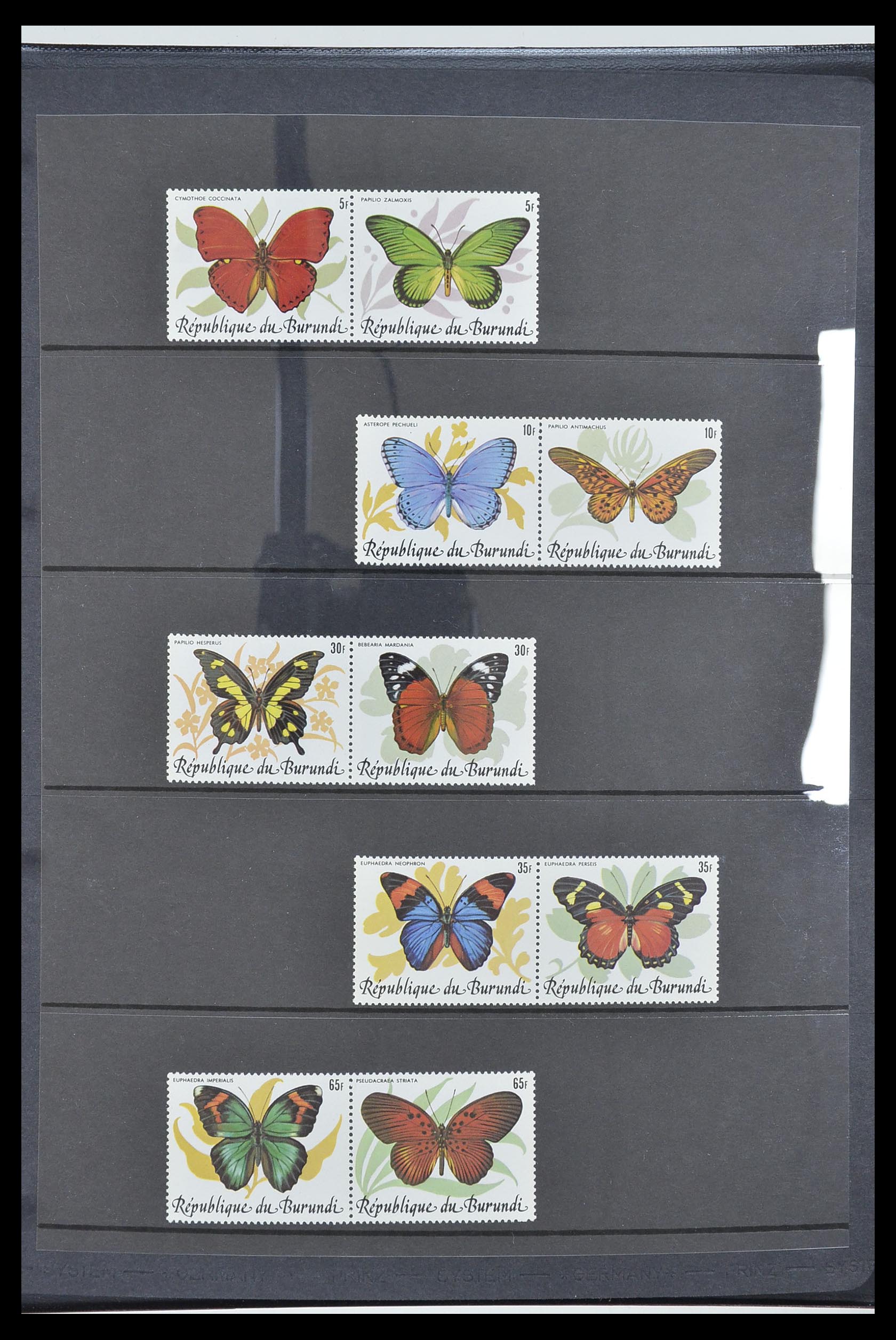 33764 327 - Postzegelverzameling 33764 Burundi 1962-2004.