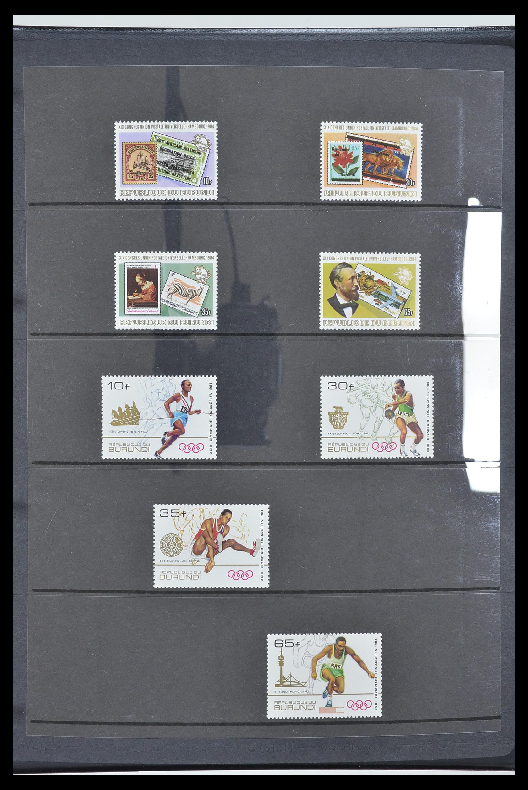 33764 328 - Postzegelverzameling 33764 Burundi 1962-2004.