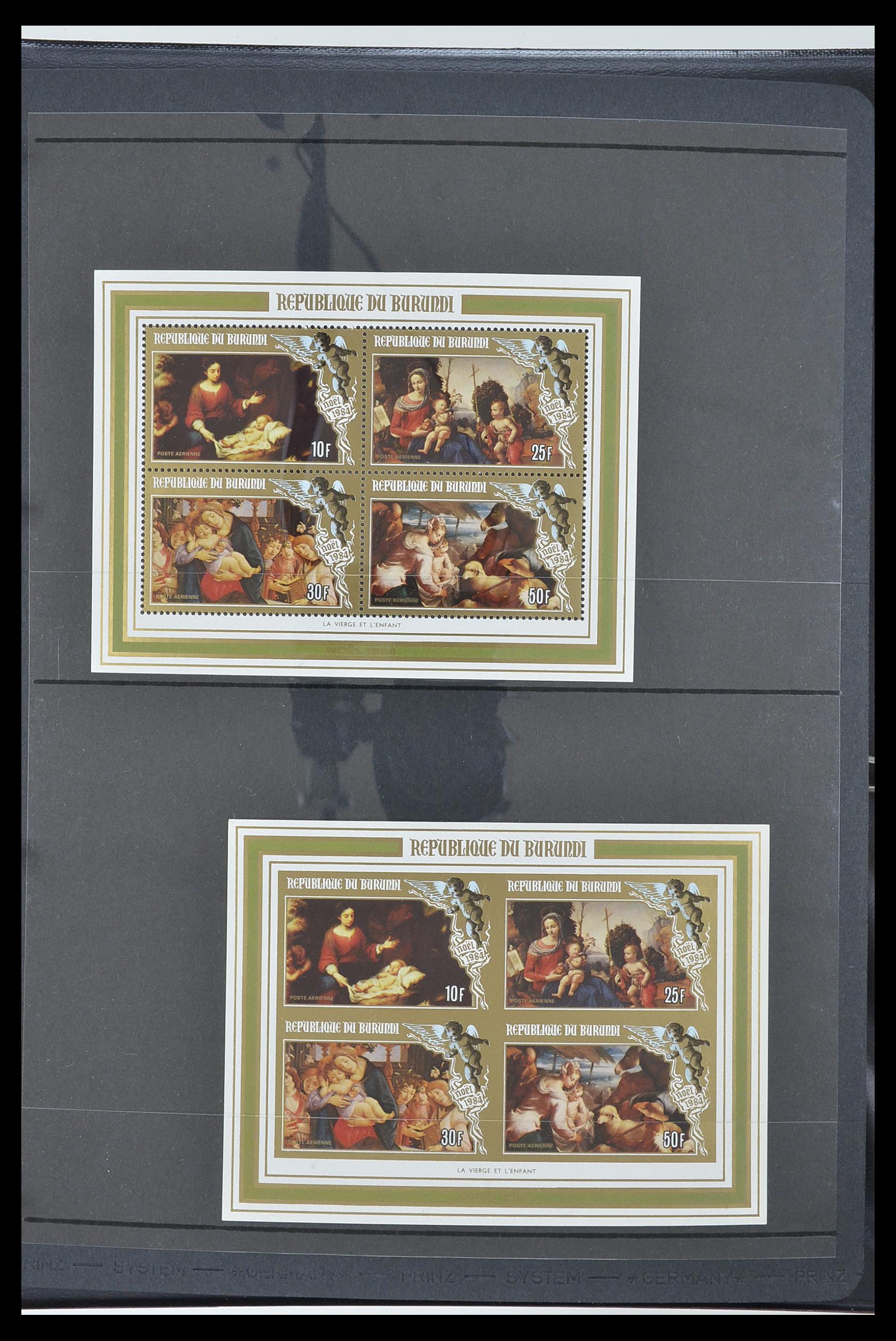 33764 332 - Postzegelverzameling 33764 Burundi 1962-2004.
