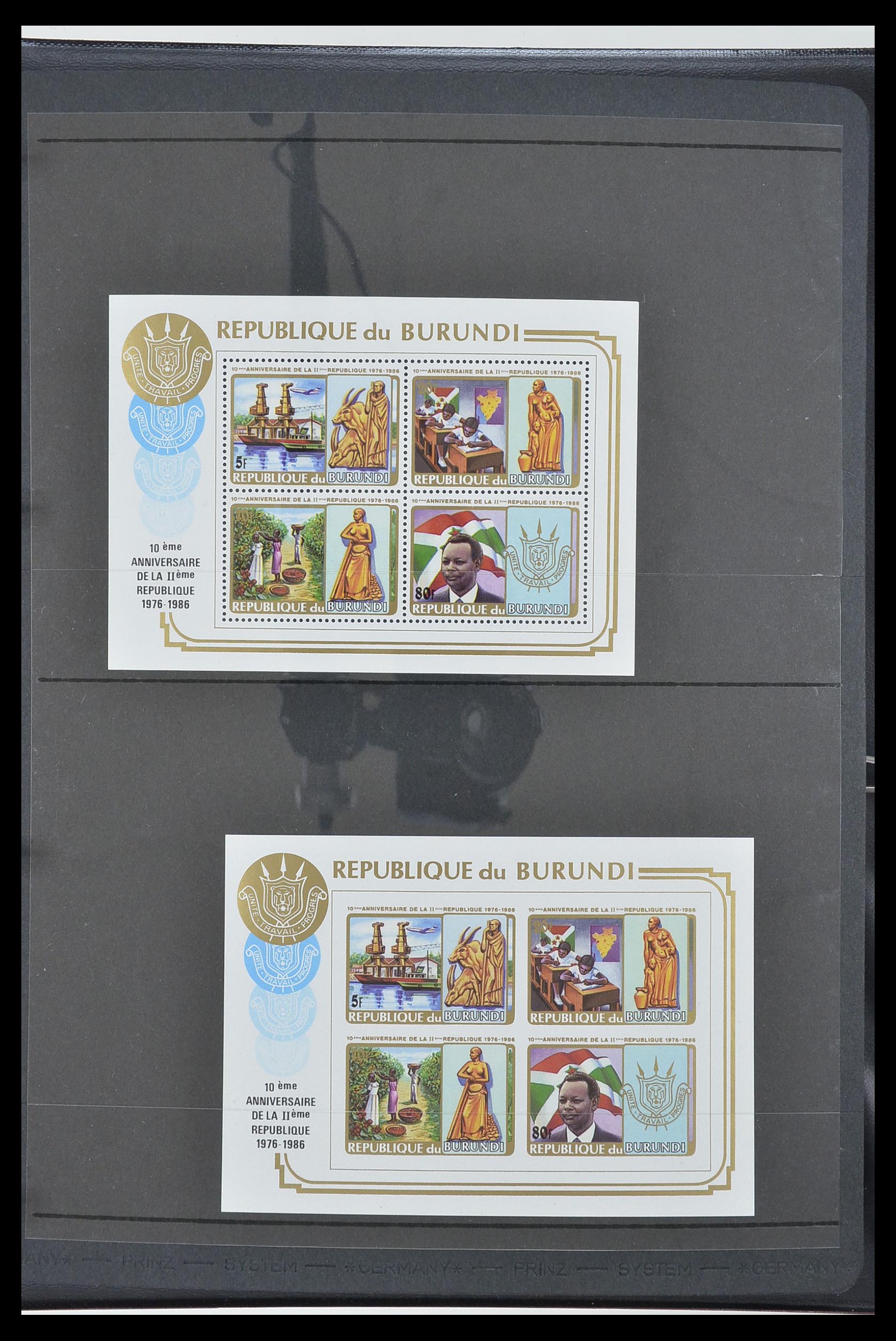 33764 337 - Postzegelverzameling 33764 Burundi 1962-2004.
