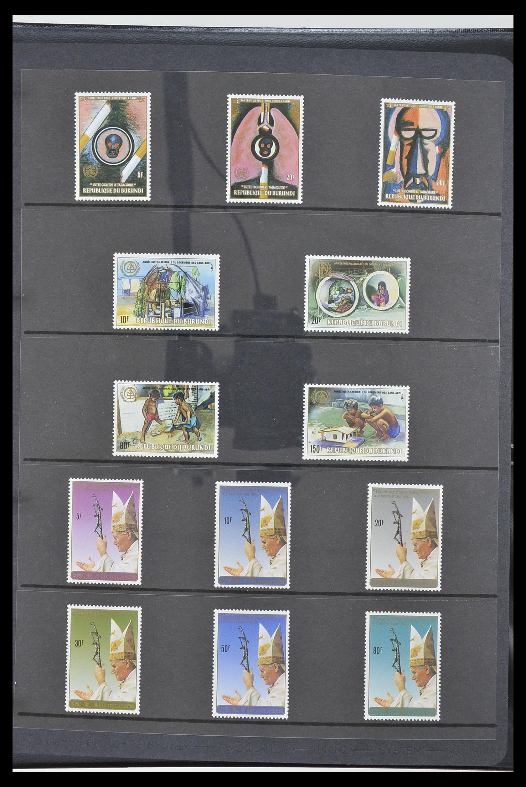 33764 339 - Postzegelverzameling 33764 Burundi 1962-2004.