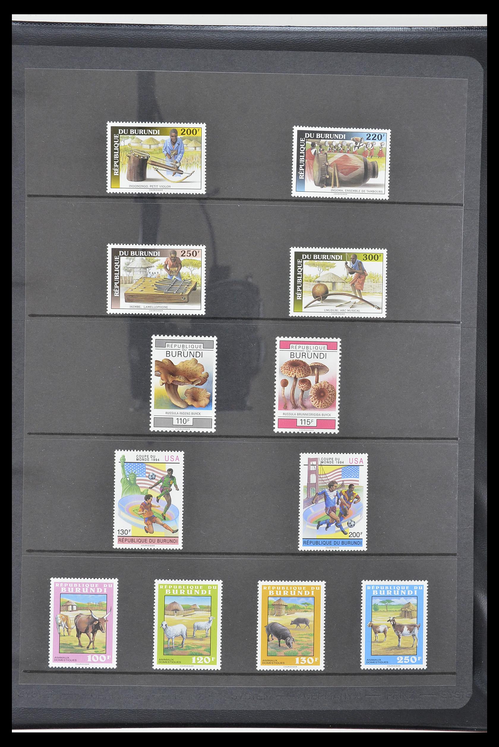 33764 355 - Stamp collection 33764 Burundi 1962-2004.