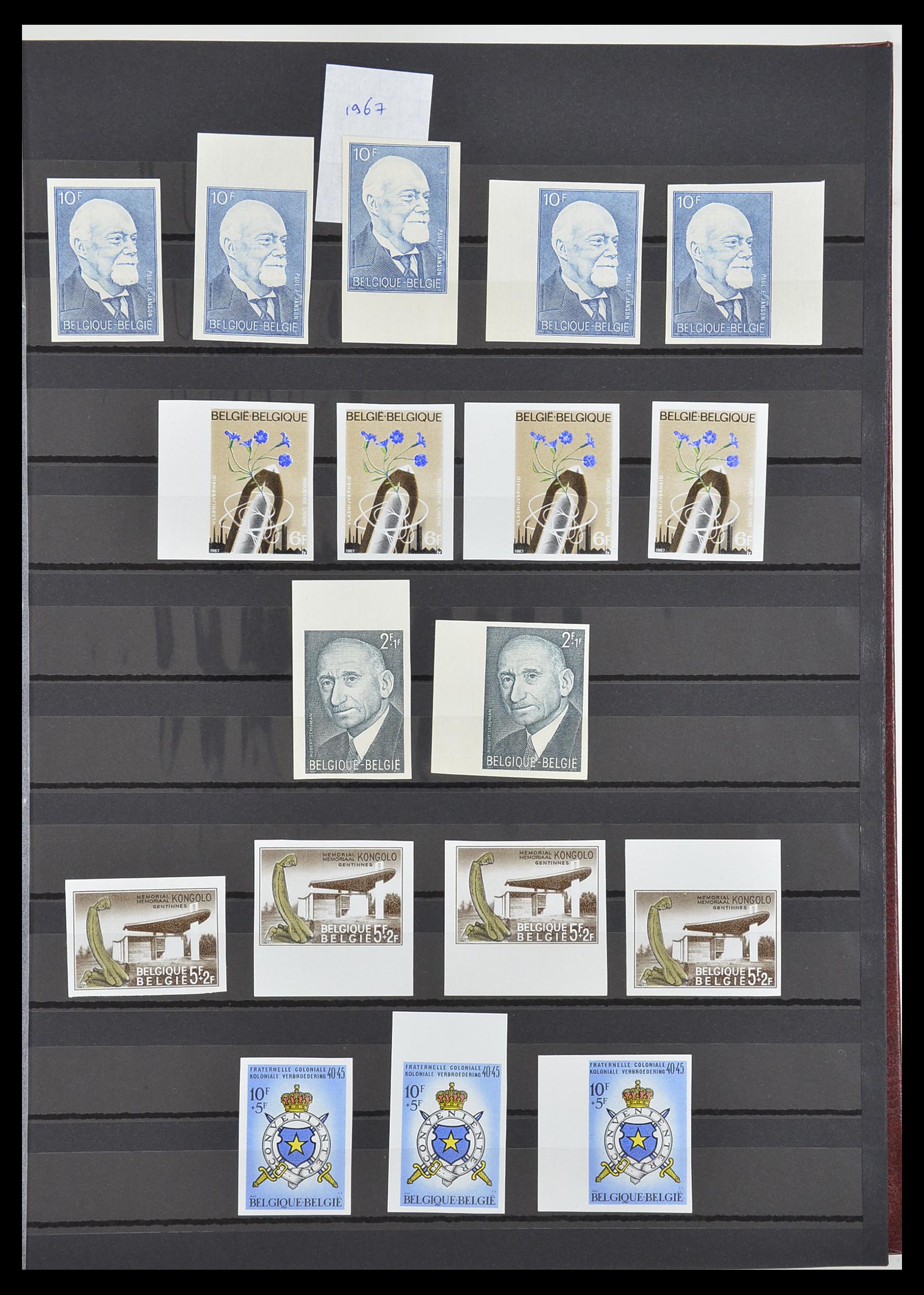 33765 009 - Postzegelverzameling 33765 België ONGETAND 1960-2019!