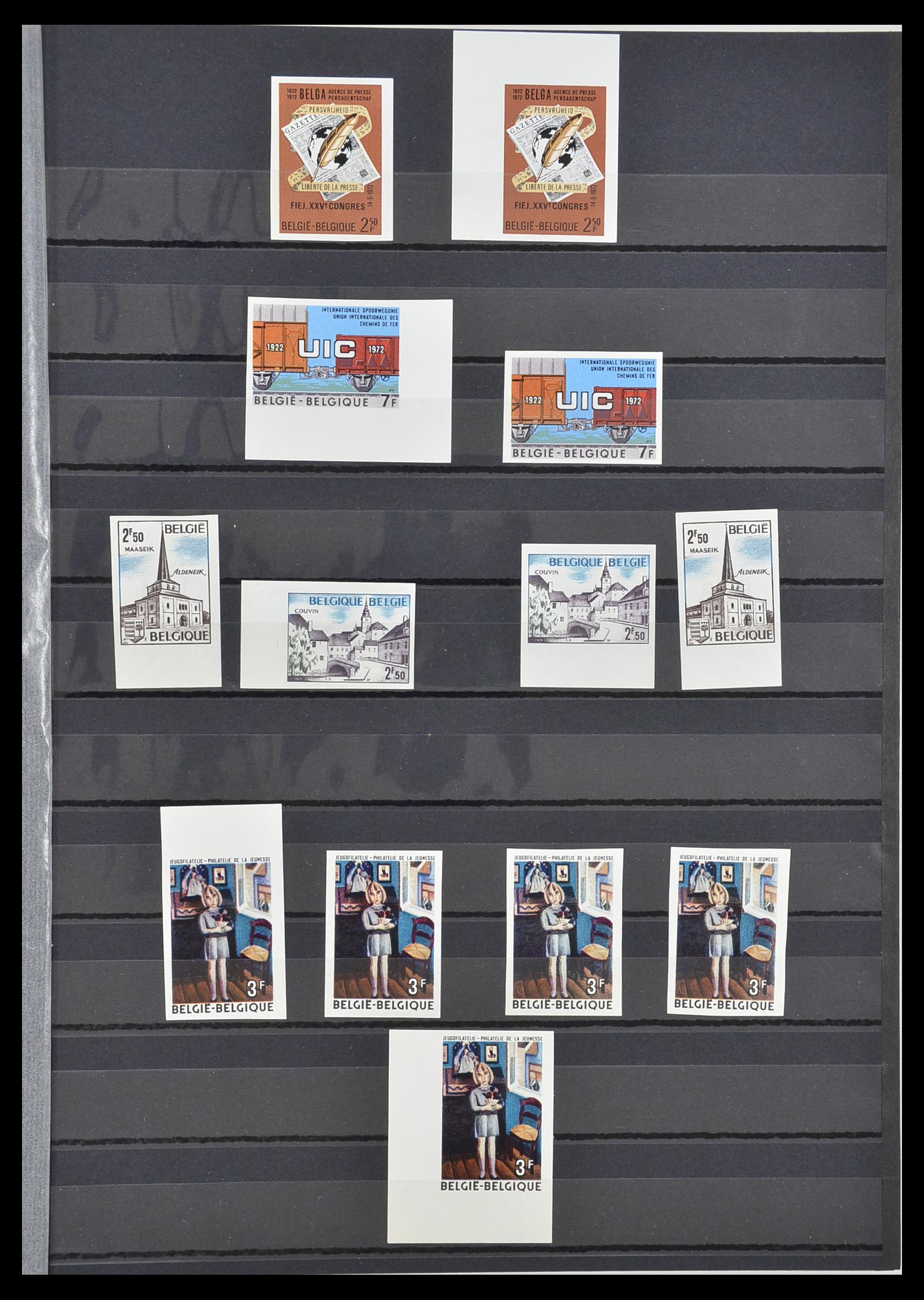 33765 034 - Postzegelverzameling 33765 België ONGETAND 1960-2019!