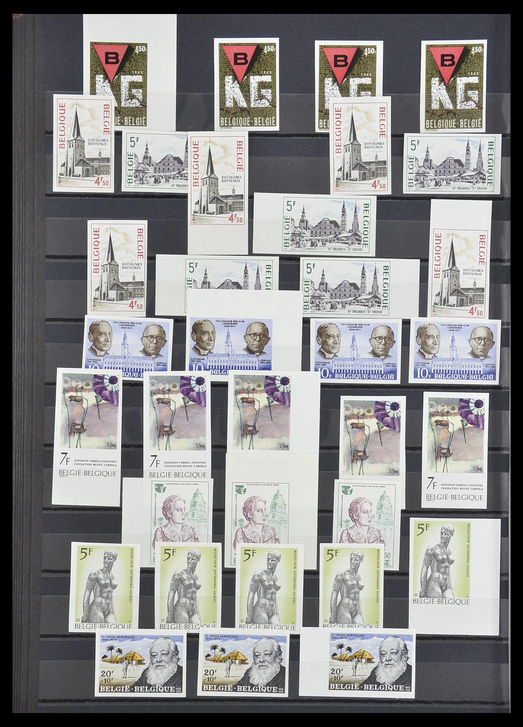 33765 055 - Postzegelverzameling 33765 België ONGETAND 1960-2019!