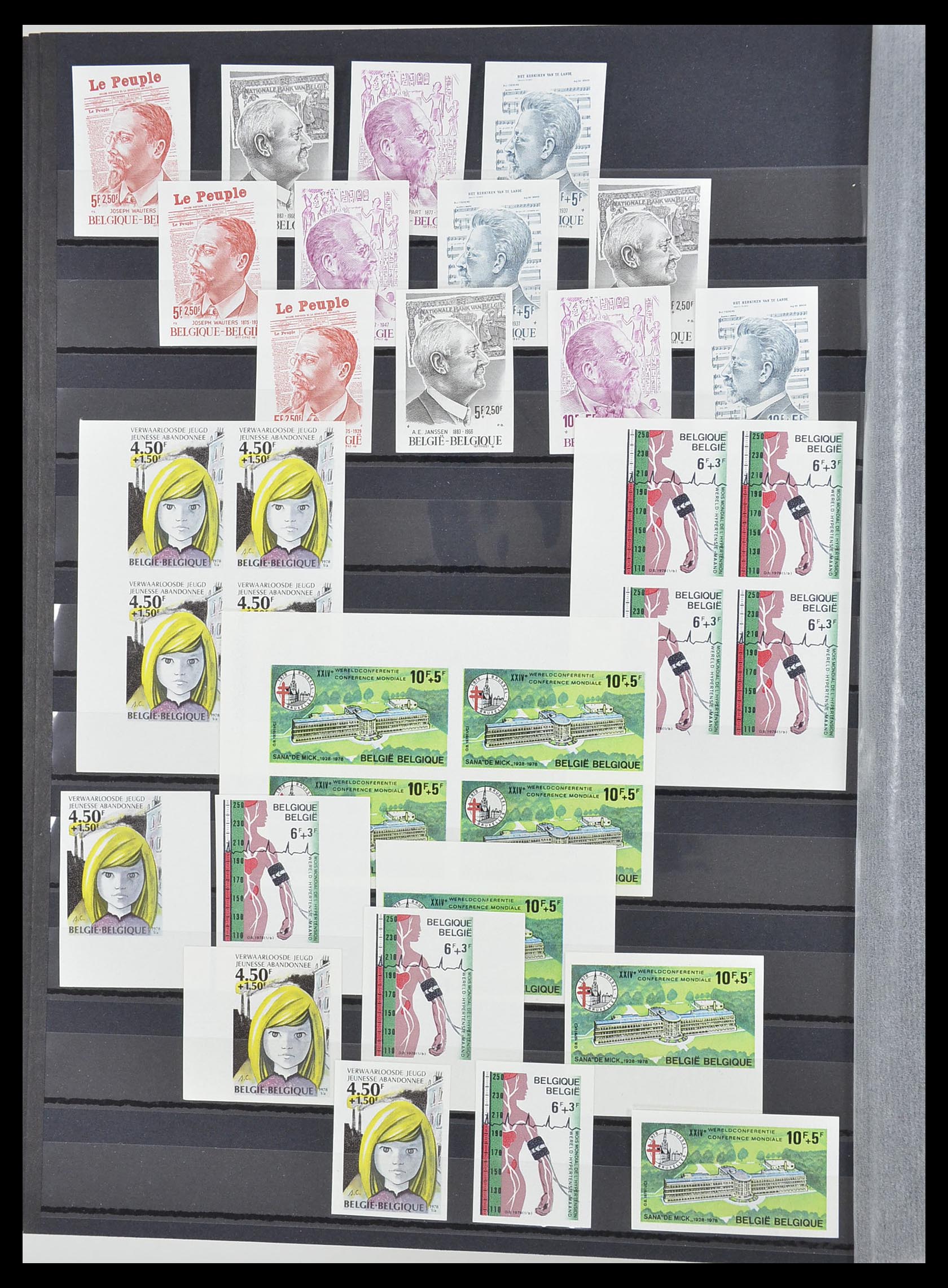 33765 067 - Postzegelverzameling 33765 België ONGETAND 1960-2019!