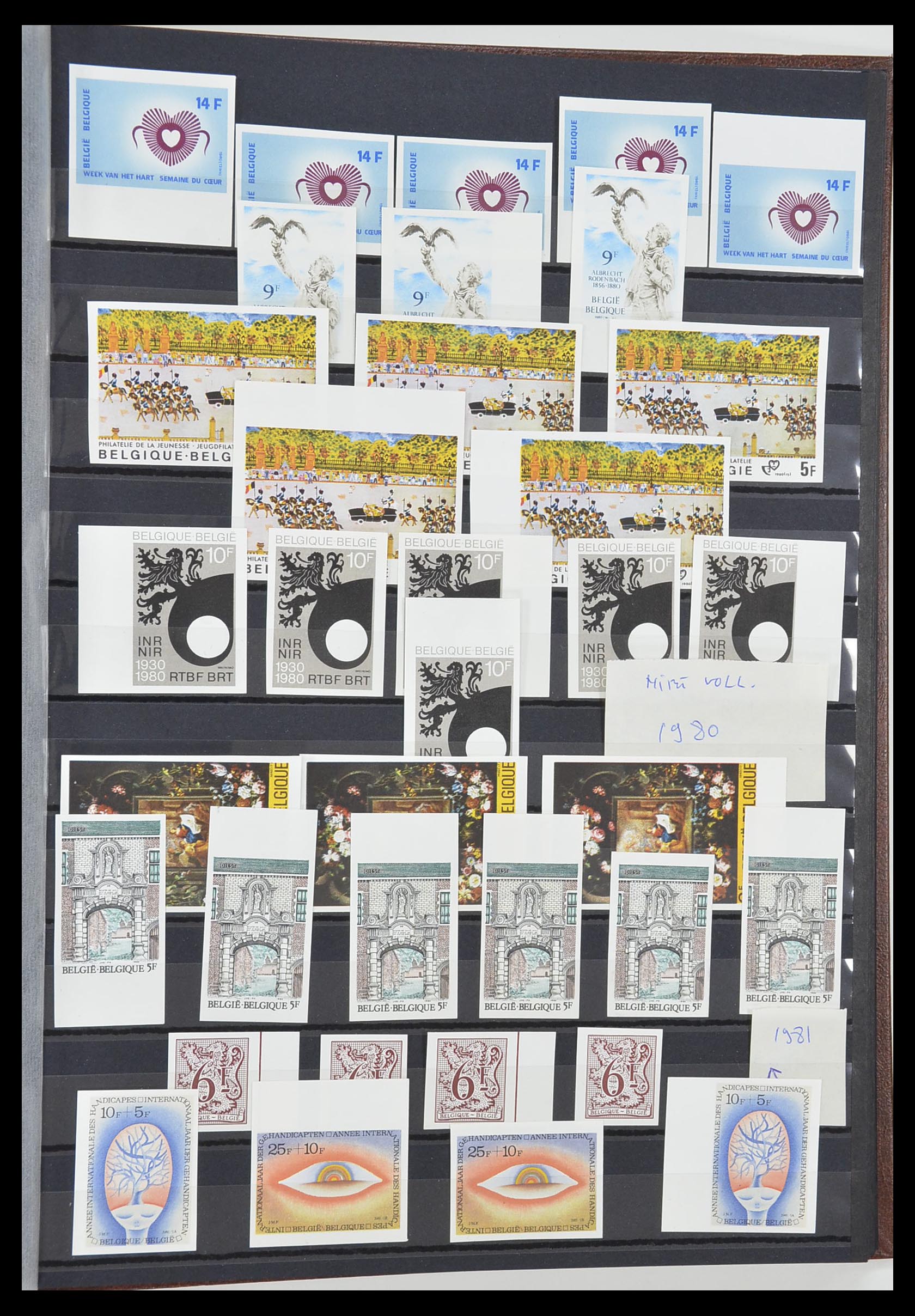 33765 088 - Postzegelverzameling 33765 België ONGETAND 1960-2019!