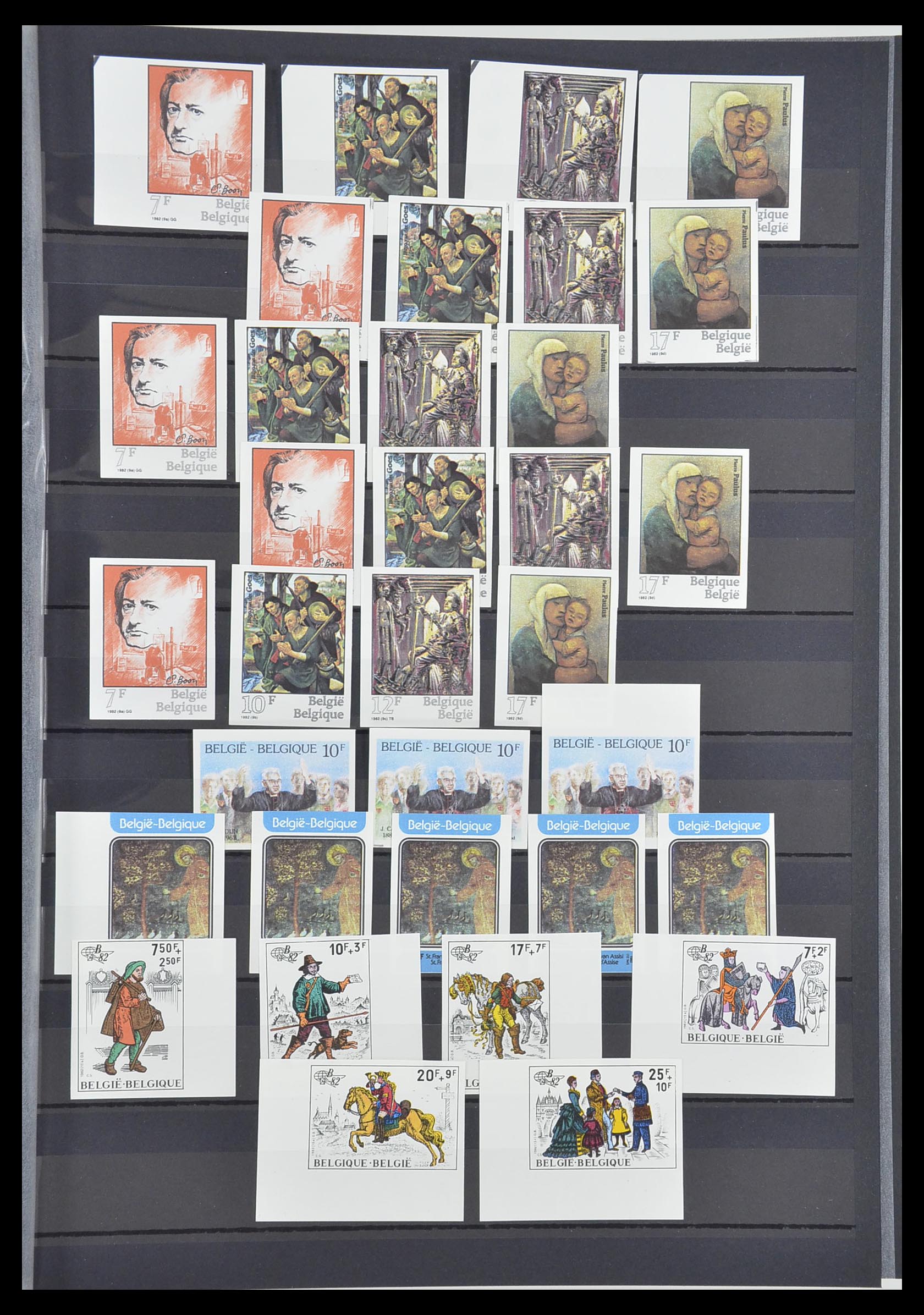 33765 096 - Postzegelverzameling 33765 België ONGETAND 1960-2019!