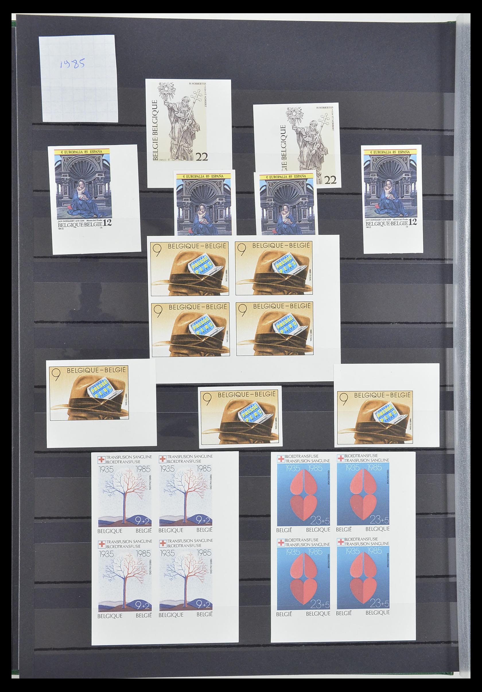 33765 105 - Postzegelverzameling 33765 België ONGETAND 1960-2019!