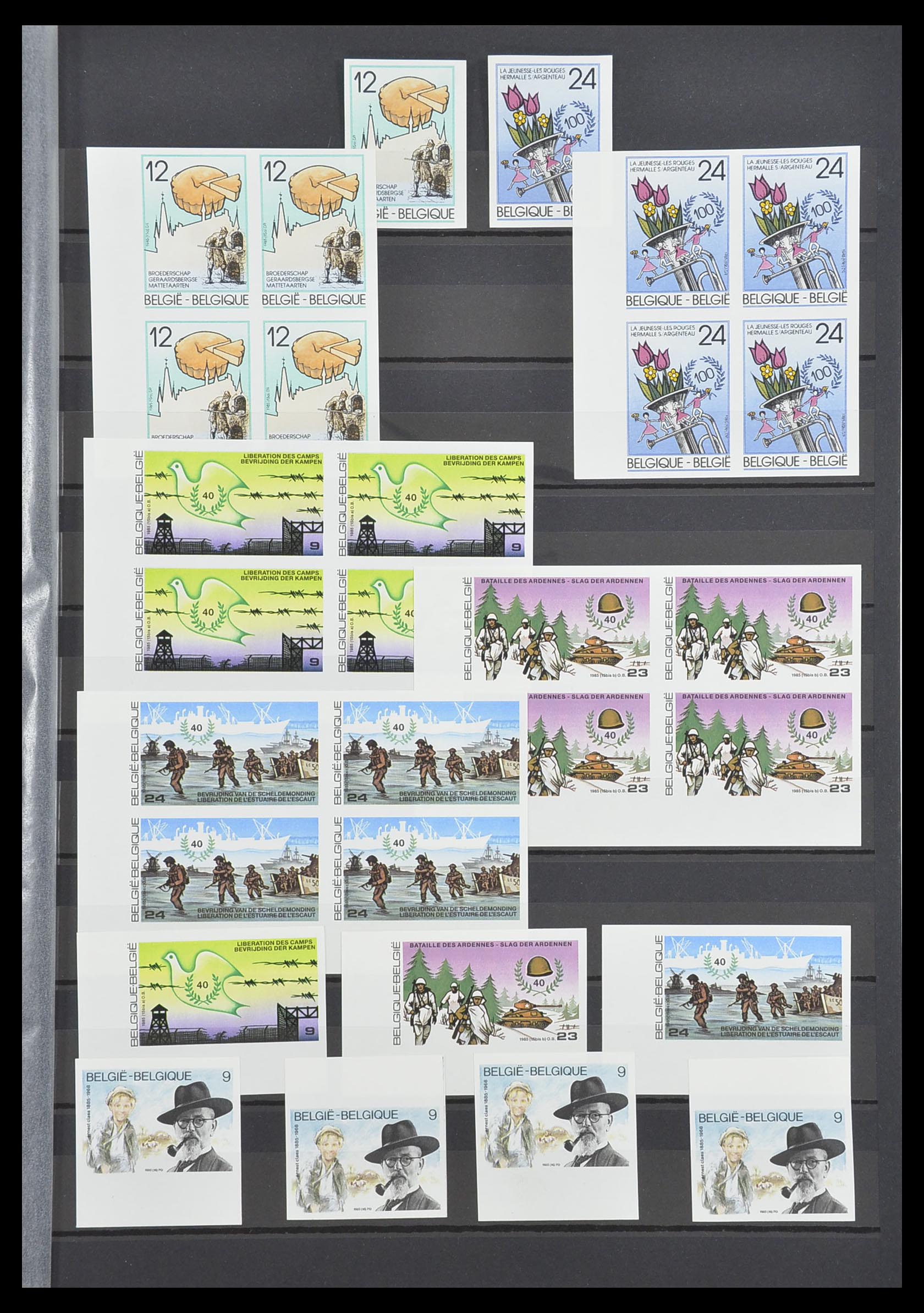 33765 110 - Postzegelverzameling 33765 België ONGETAND 1960-2019!